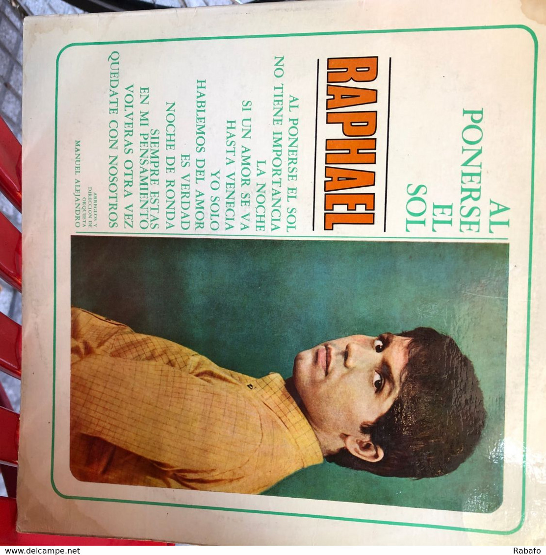 LP Argentino De Raphael Año 1967 - Andere - Spaans