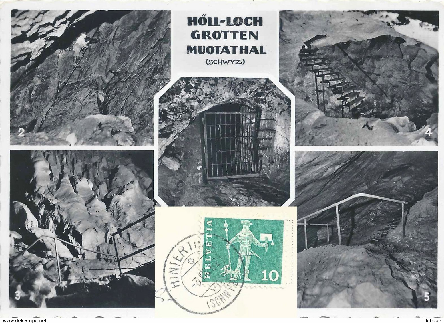 Muotathal - Hölloch Grotten  (5 Bilder)          Ca. 1950 - Muotathal