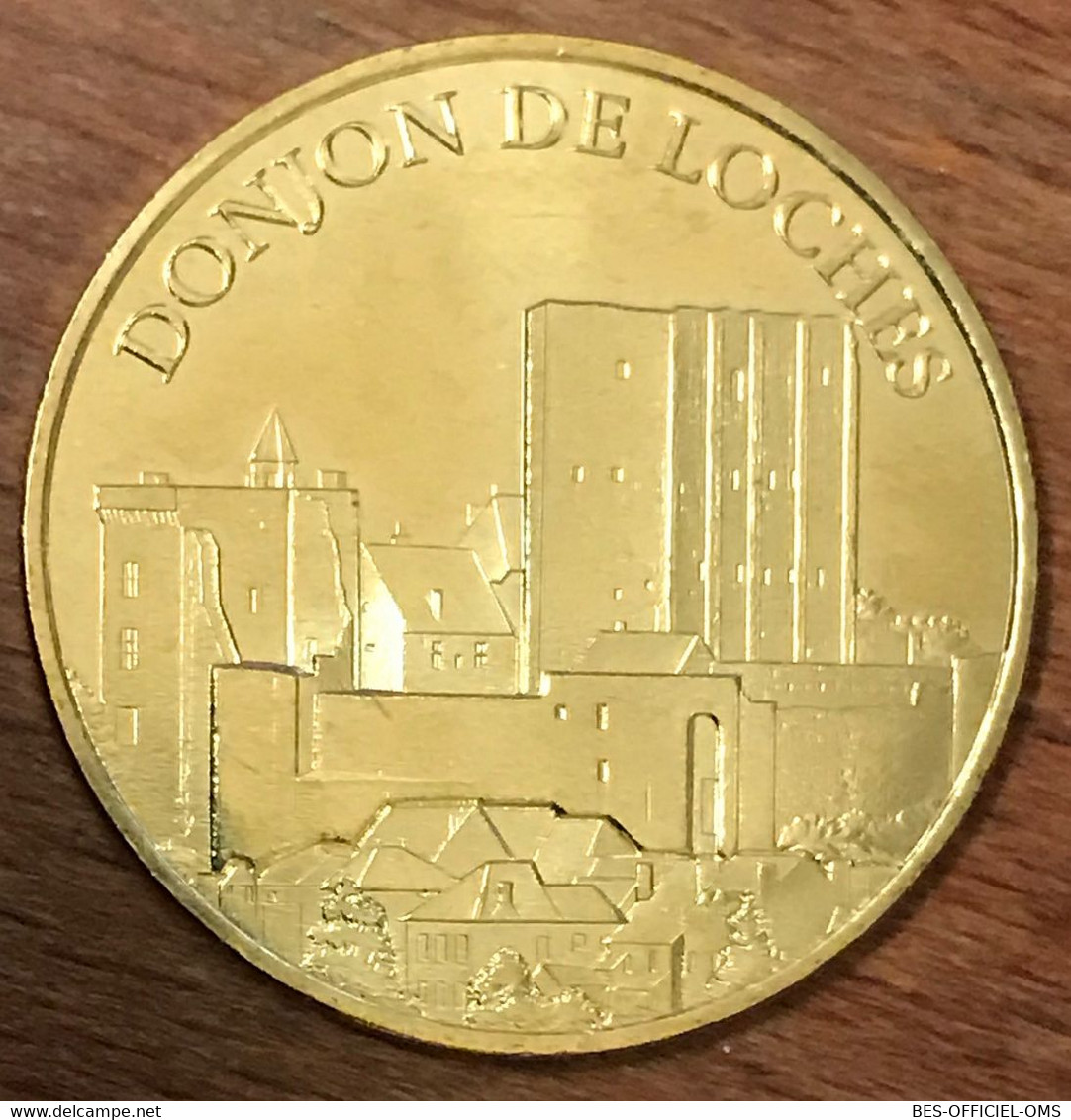 37 LE DONJON DE LOCHES MDP 2017 MEDAILLE SOUVENIR MONNAIE DE PARIS JETON TOURISTIQUE MEDALS COINS TOKENS - 2017