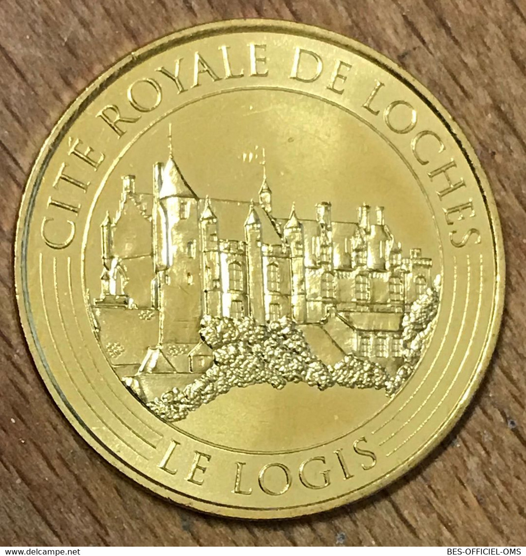 37 CITÉ ROYALE DE LOCHES LE LOGIS MDP 2016 MEDAILLE SOUVENIR MONNAIE DE PARIS JETON TOURISTIQUE MEDALS COINS TOKENS - 2016