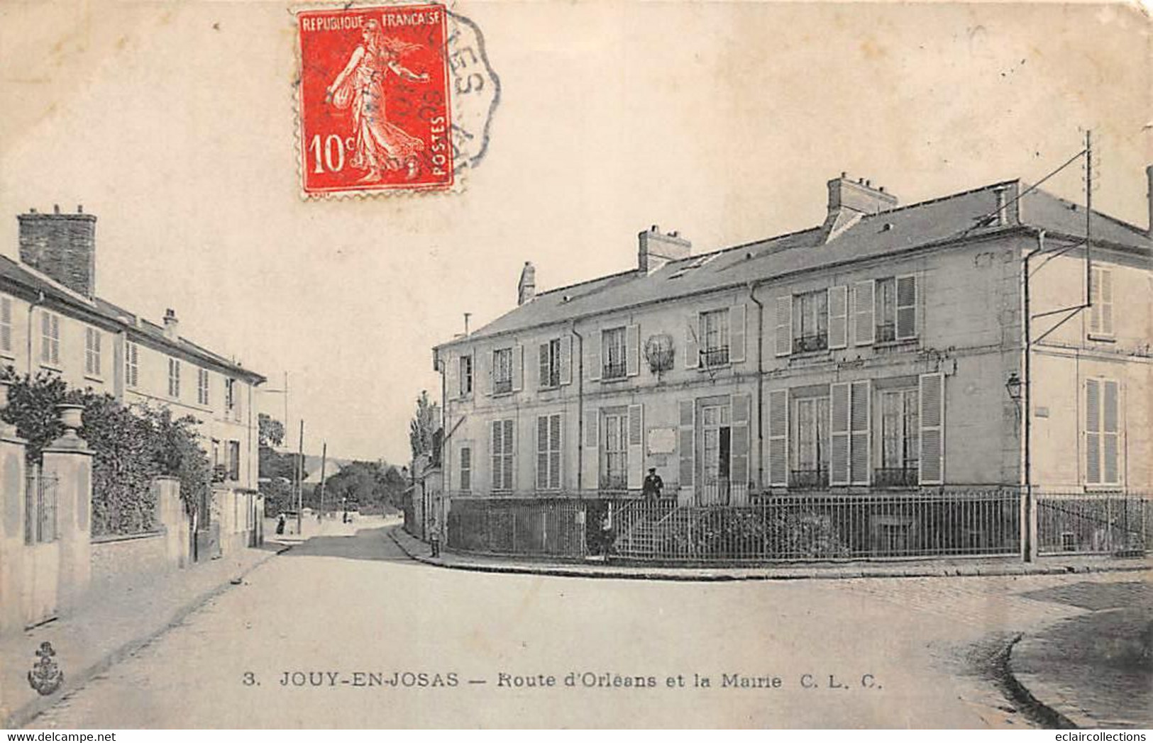 Jouy En Josas     78        Rue D'Orléans Et La Mairie     (voir Scan) - Jouy En Josas