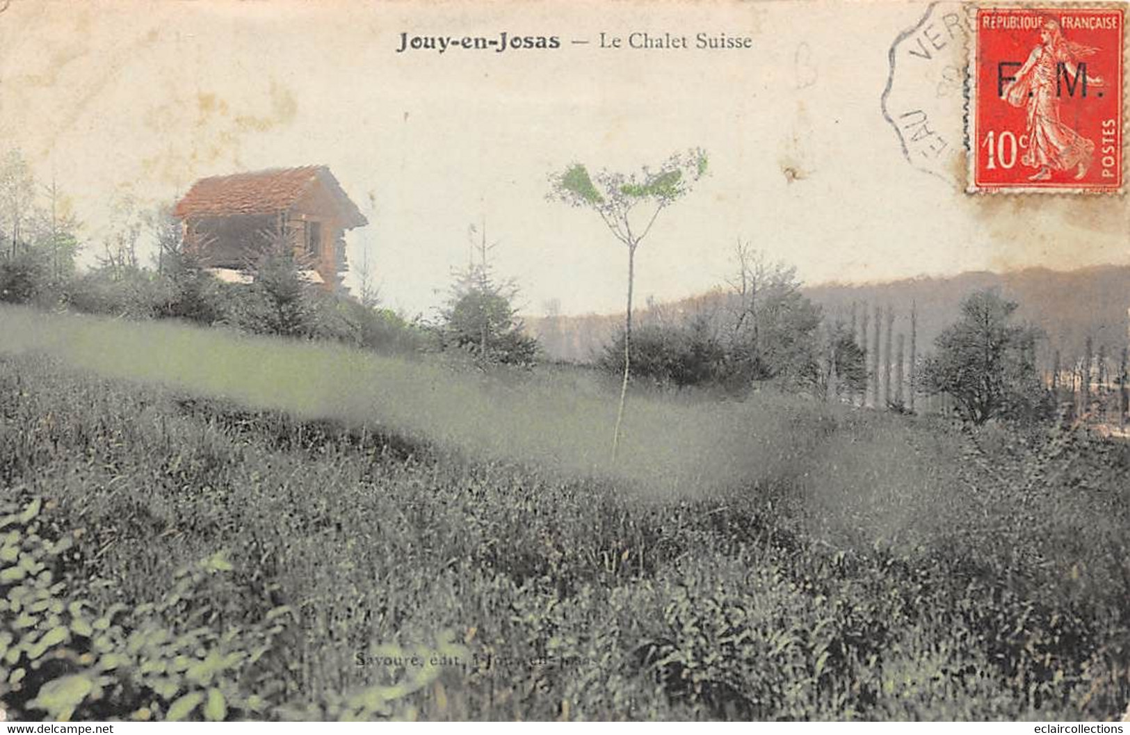 Jouy En Josas     78        Le Chalet Suisse   - Carte Molle -     (voir Scan) - Jouy En Josas