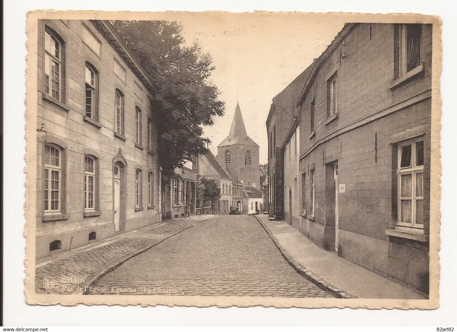 Ohain : Rue De L'église  1946 - Lasne