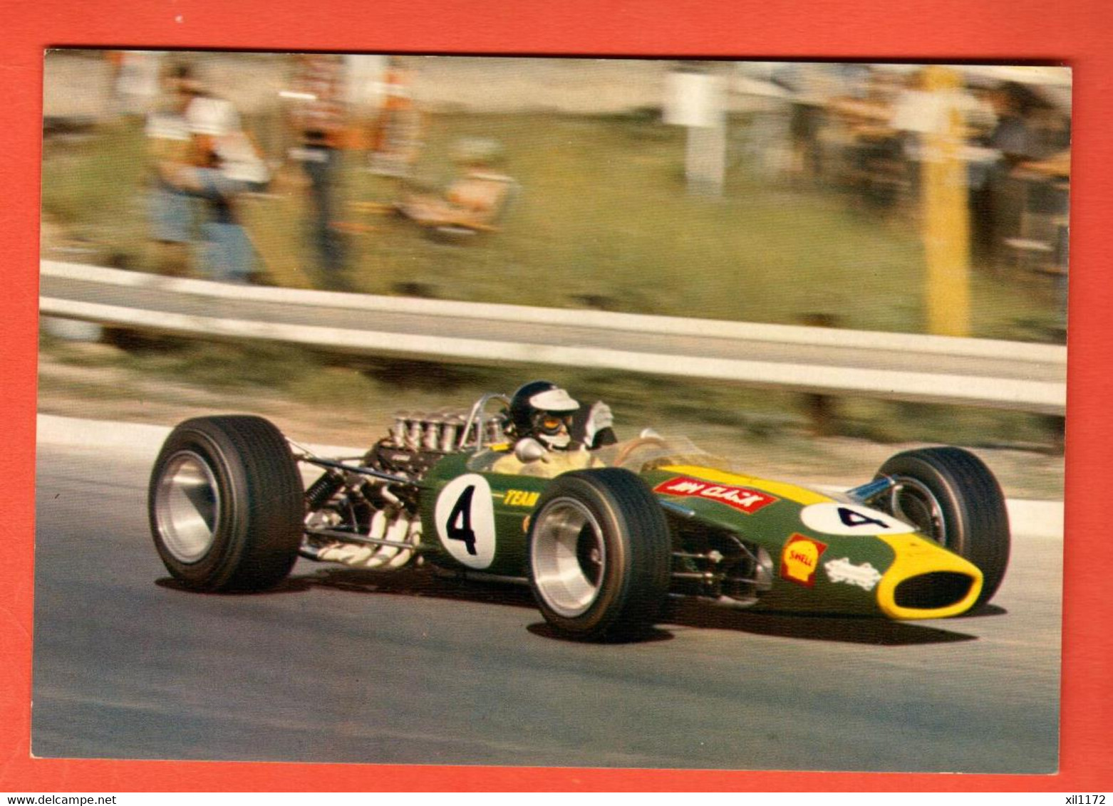 ZIE-09  Ford Lotus 49 Shell Photo  DPPI Mexichrome 8  Format 10x15cm. Not Used - Grand Prix / F1