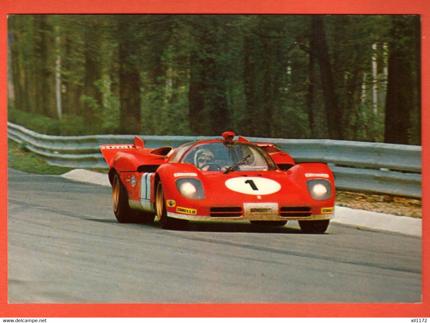 ZIE-17 Car To Identify No 1. Ferrari ?  AA Italia. 37867/1 Format 10x15cm. Not Used - Grand Prix / F1