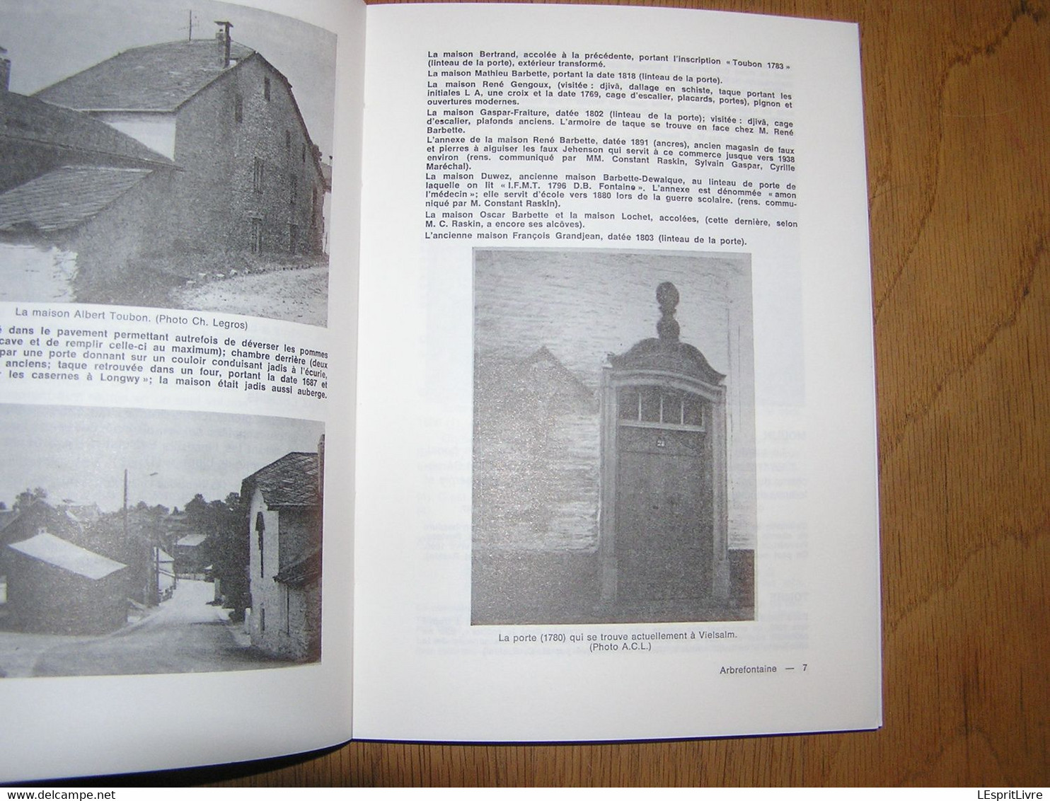 LE CANTON DE VIELSAM Régionalisme Arbrefontaine Beho Bovigny Grand Halleux Petit Thier Industrie Archéologie - België