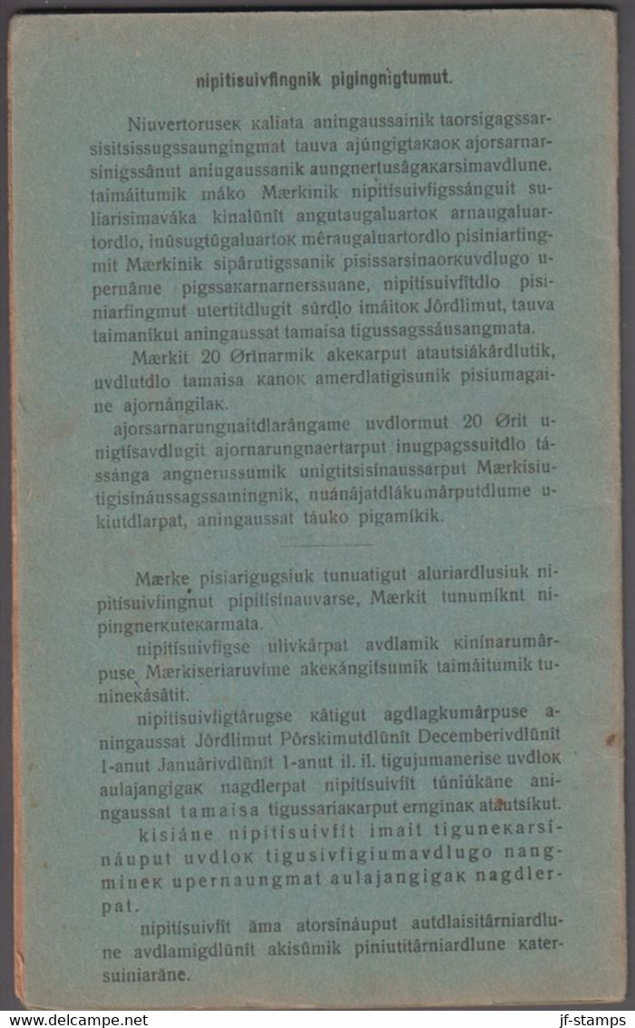 1926. PAKKE PORTO. 20 øre Red. Thiele. Perf 11 ½. Cancelled Landsfogeden I Nordgrønla... (Michel 9A) - JF413643 - Paketmarken