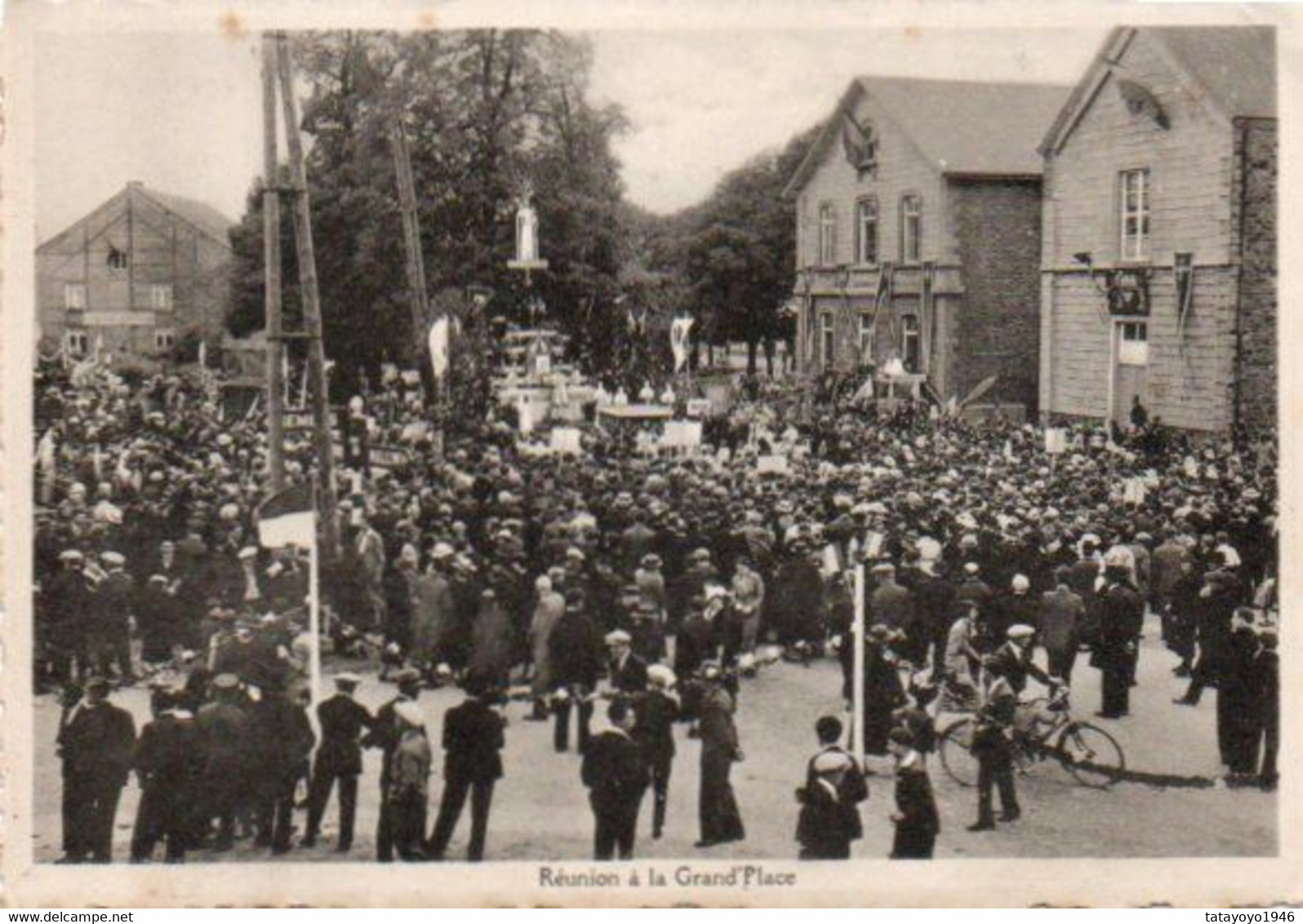 Haut-Fays  Congres Eucharitique 1er Aout 1937  (6) Carte Festonnée N'ont Pas Circulé - Daverdisse