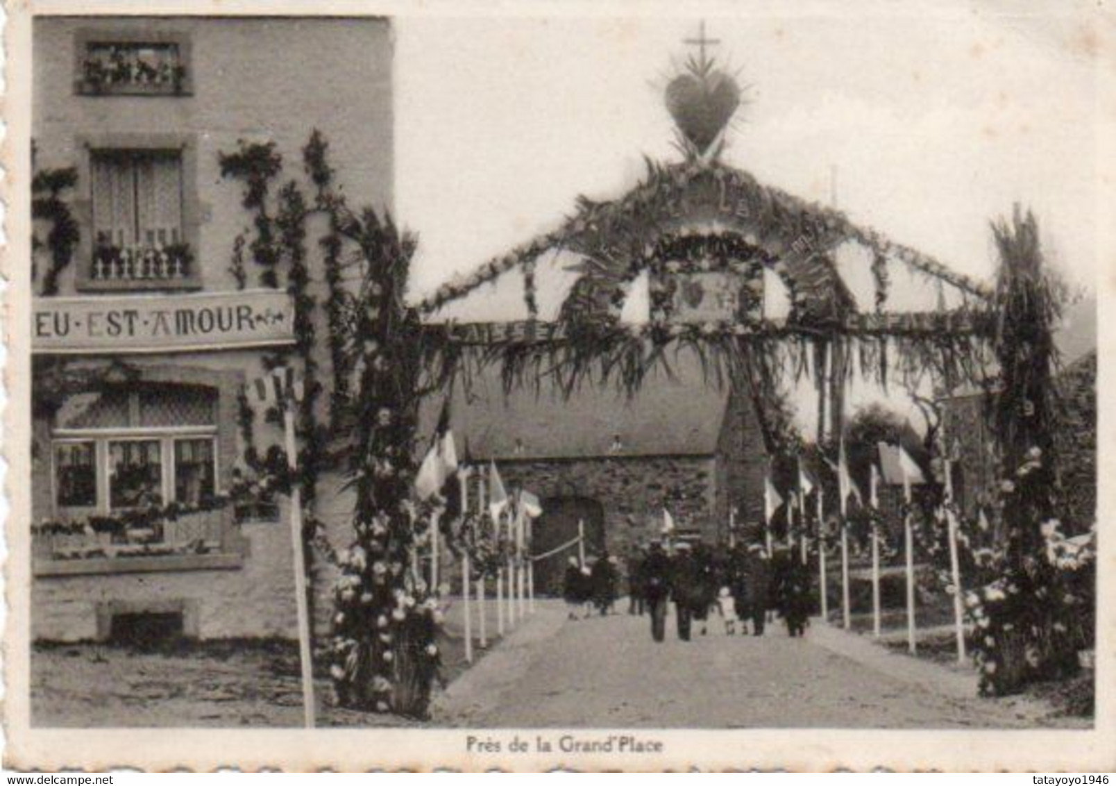 Haut-Fays  Congres Eucharitique 1er Aout 1937  (5) Carte Festonnée N'ont Pas Circulé - Daverdisse