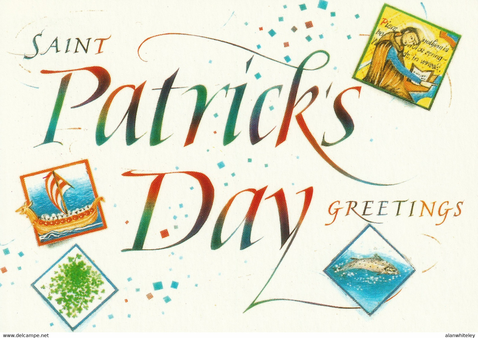 IRELAND 1992 St Patrick's Day: Set Of 4 Pre-Paid Postcards MINT/UNUSED - Postal Stationery