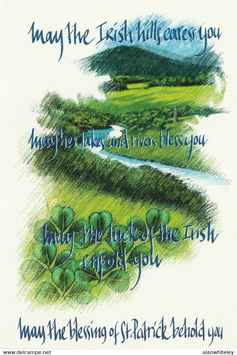 IRELAND 2000 St Patrick's Day: Set Of 4 Greeting Cards With Pre-Paid Envelopes MINT/UNUSED - Entiers Postaux