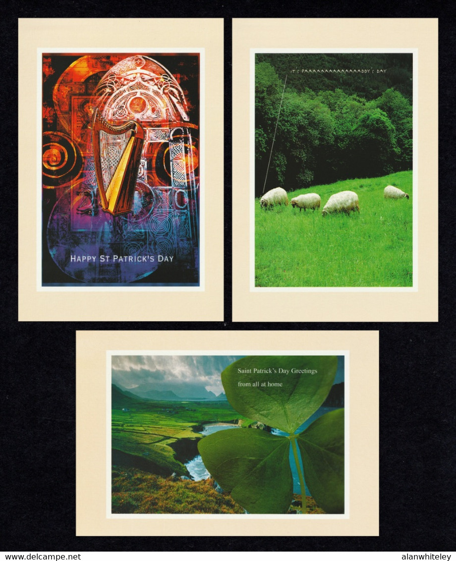 IRELAND 2003 St Patrick's Day: Set Of 3 Pre-Paid Postcards MINT/UNUSED - Postal Stationery