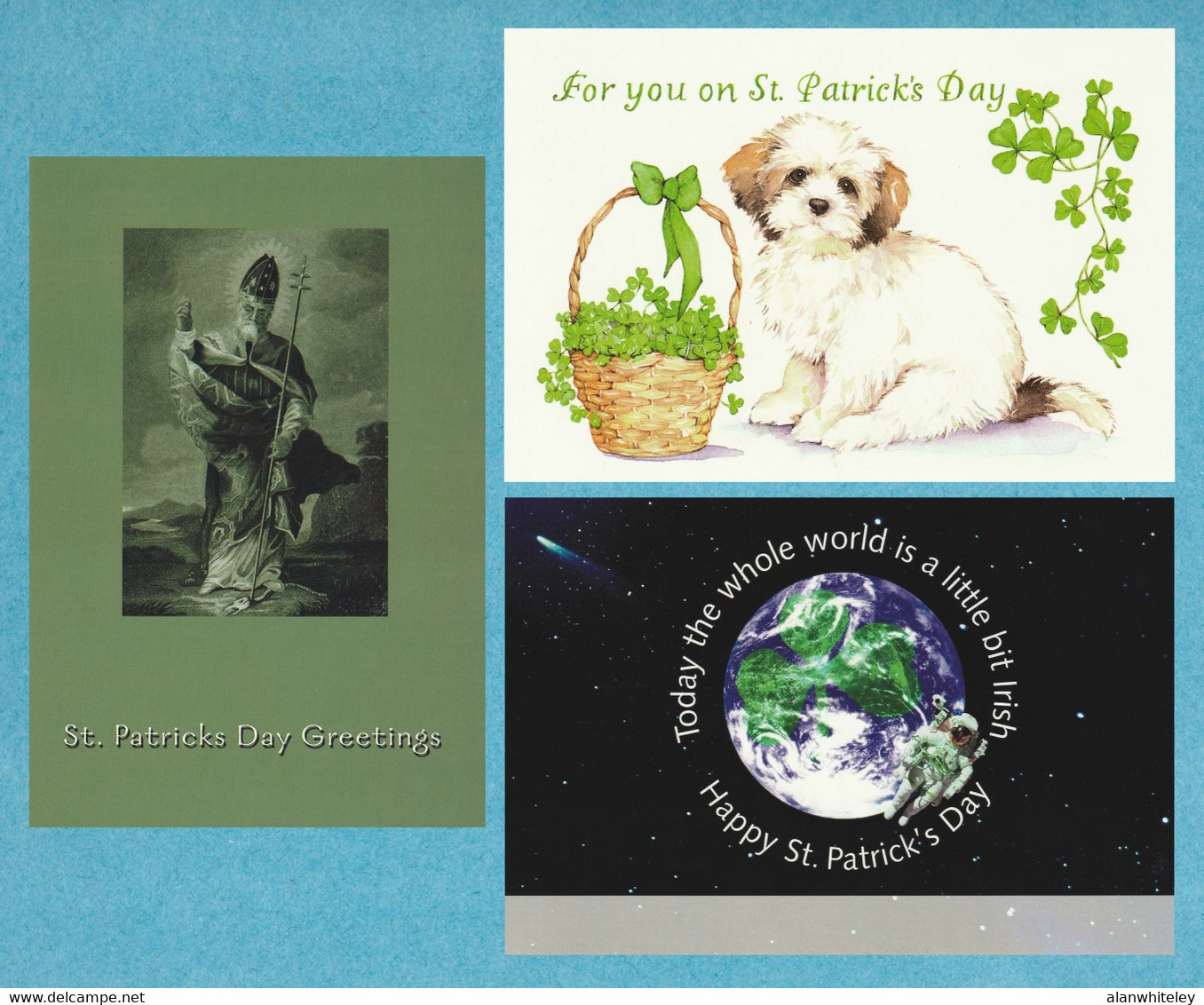 IRELAND 2004 St Patrick's Day: Set Of 3 Pre-Paid Postcards MINT/UNUSED - Postal Stationery