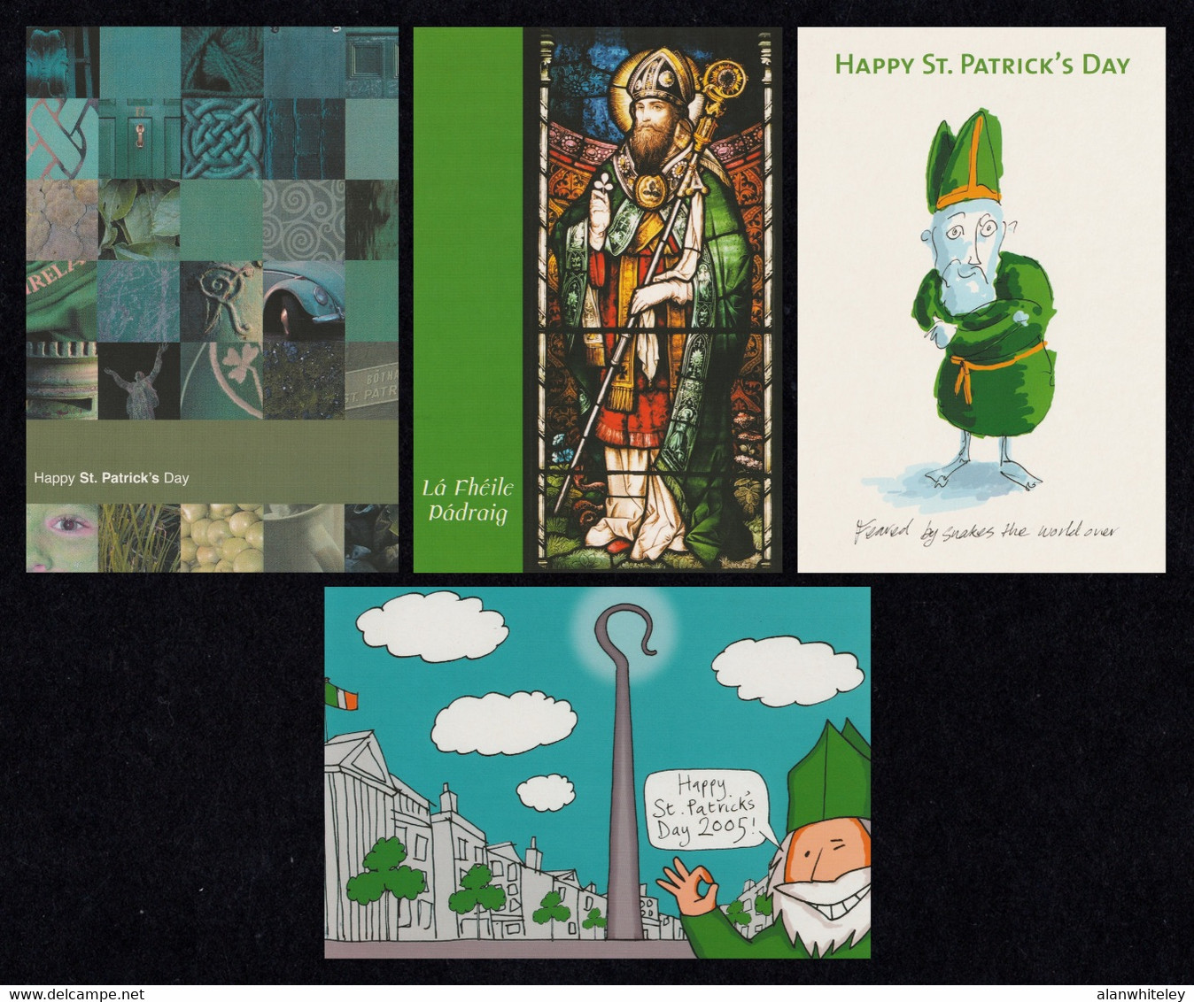 IRELAND 2005 St Patrick's Day: Set Of 4 Pre-Paid Postcards MINT/UNUSED - Ganzsachen