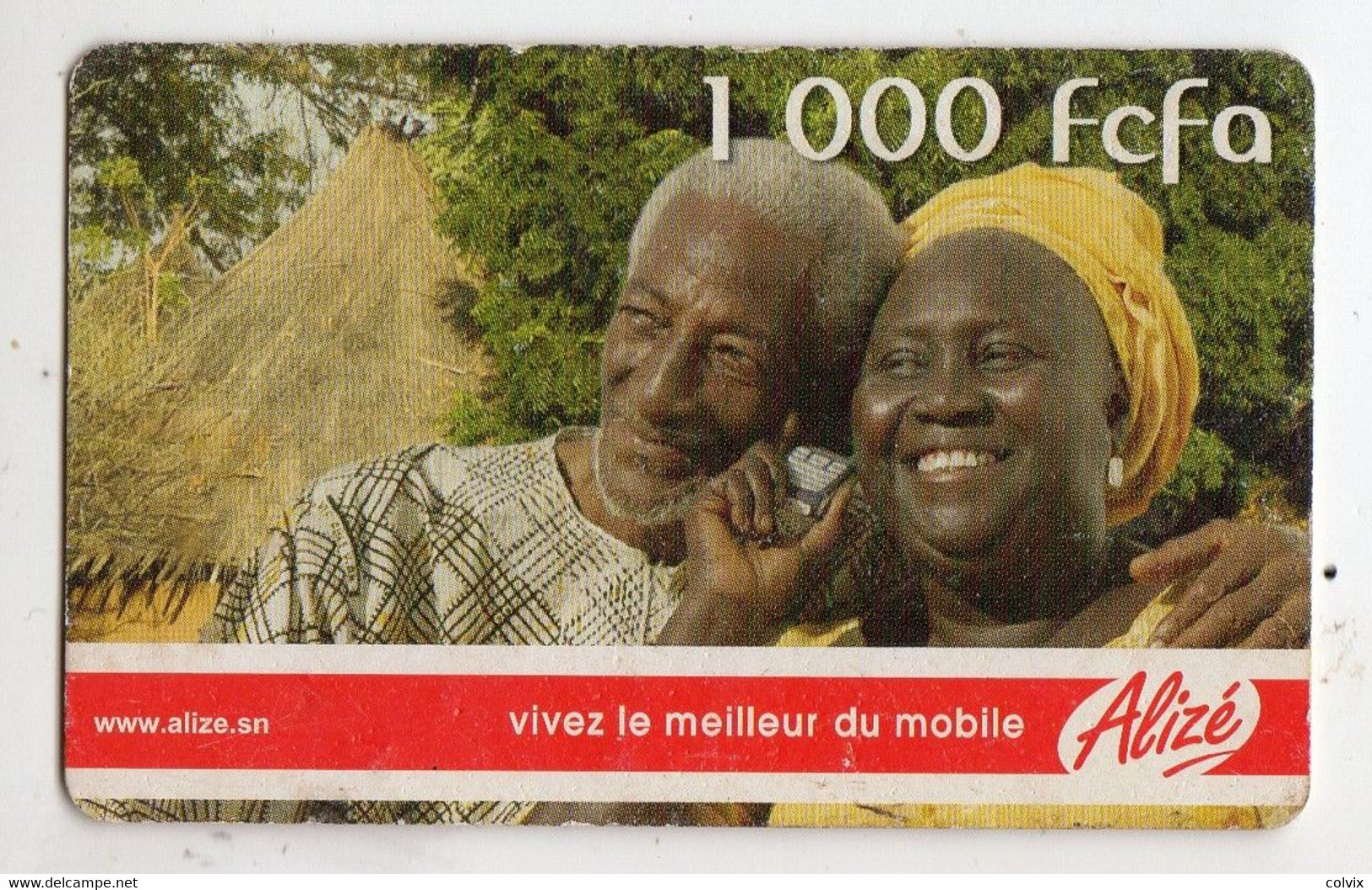 SENEGAL RECHARGE SONATEL ALIZE 1 000 FCFA - Senegal