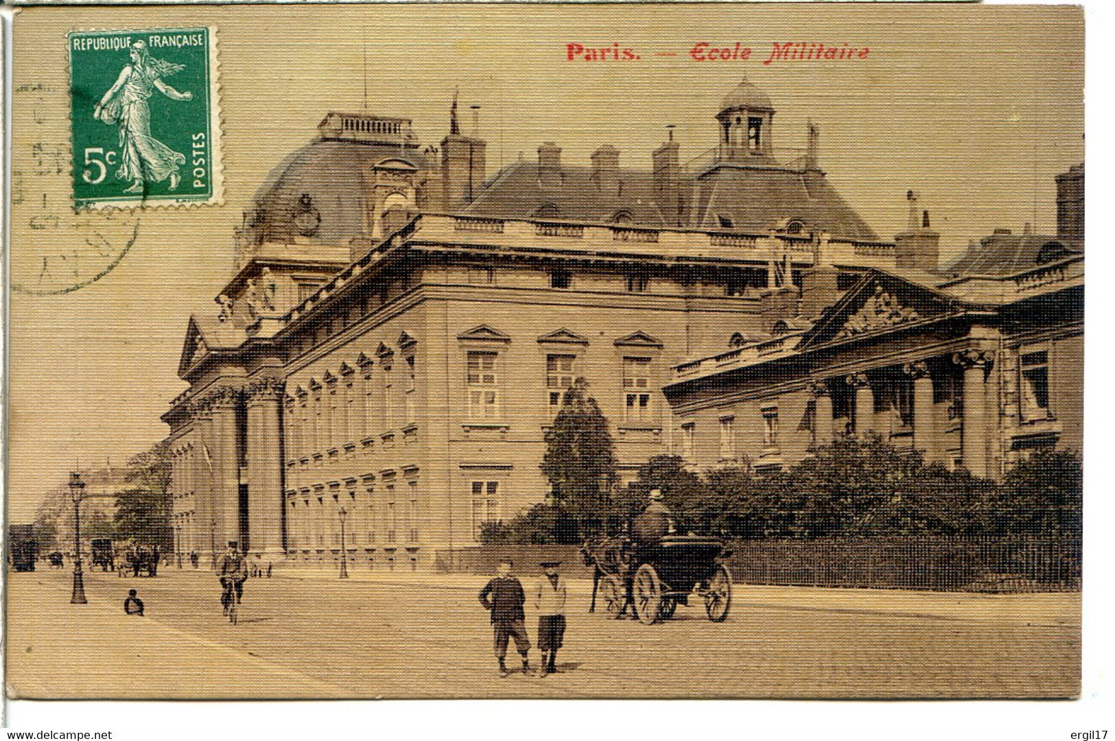 75007 PARIS - École Militaire - Joli Tramé Genre Toilé - Distretto: 07