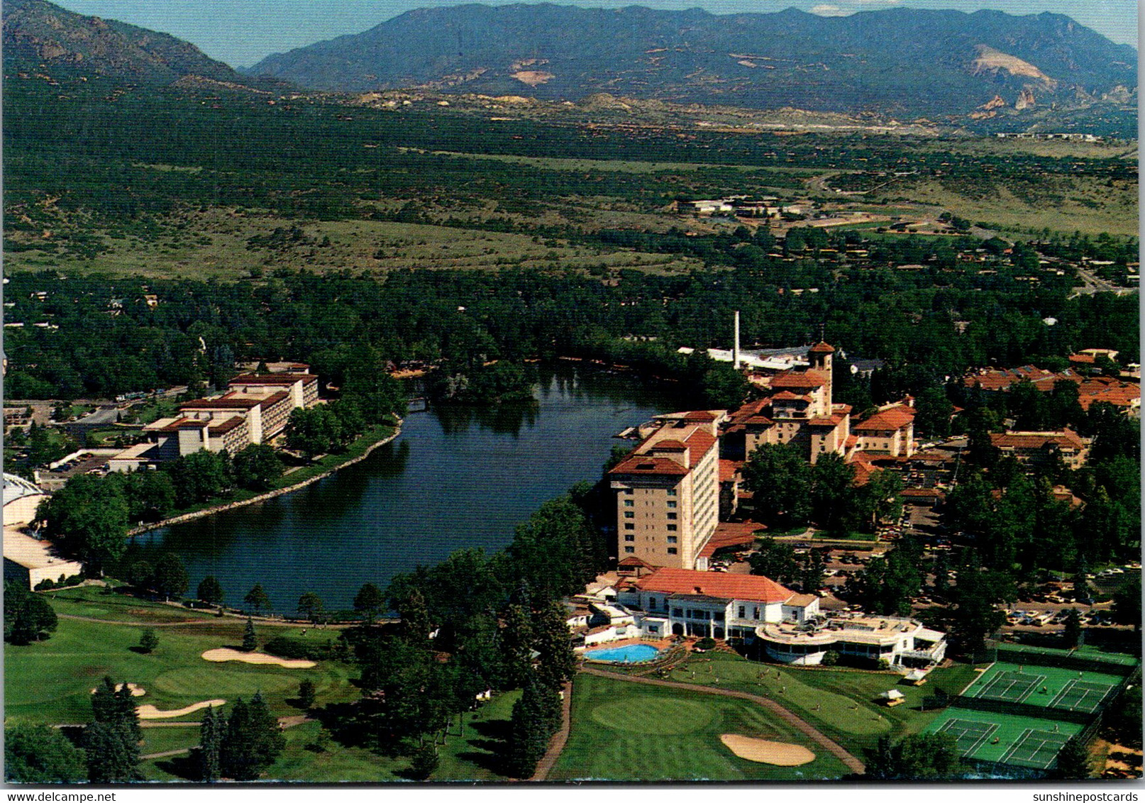 Colorado Colorado Springs The Broadmoor Aerial View - Colorado Springs