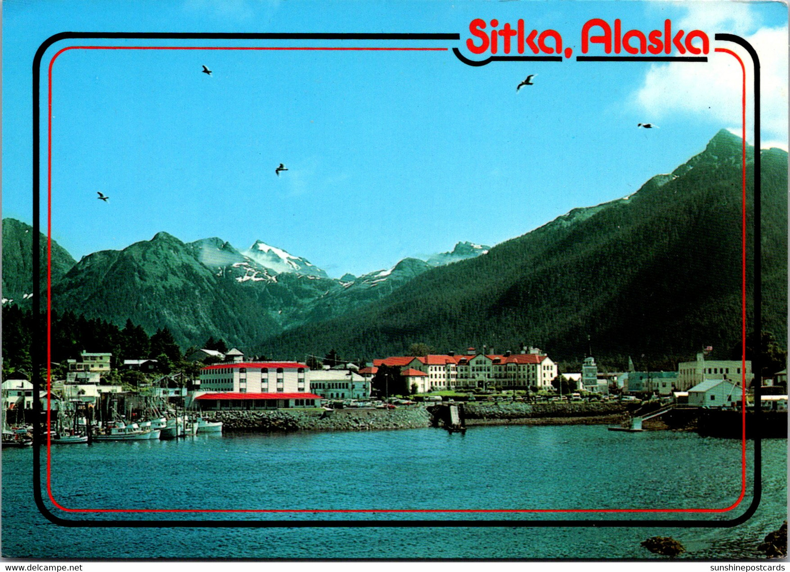 Alaska Sitka Waterfront Scene - Sitka