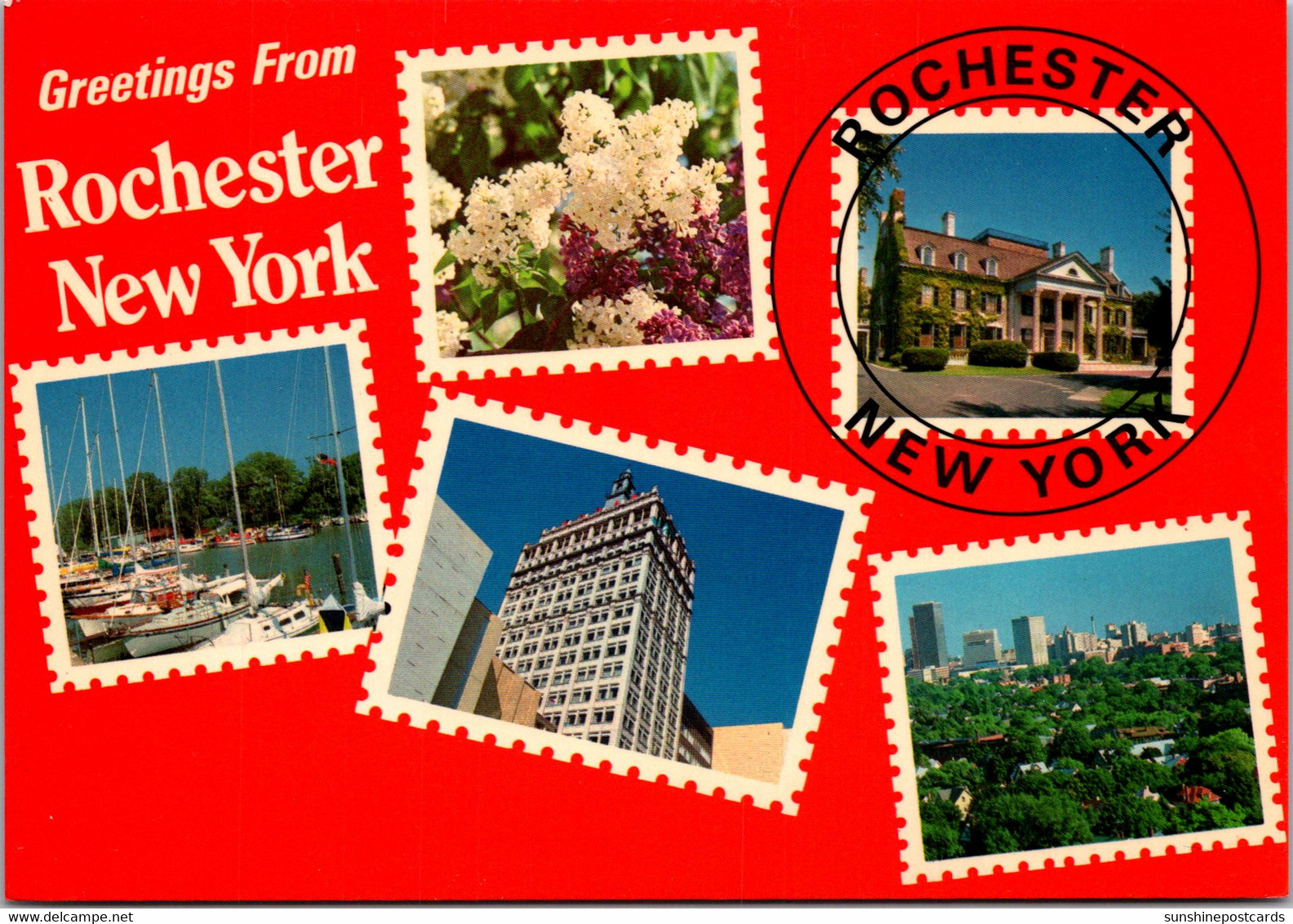 New York Rochester Greetings With Multi View - Rochester