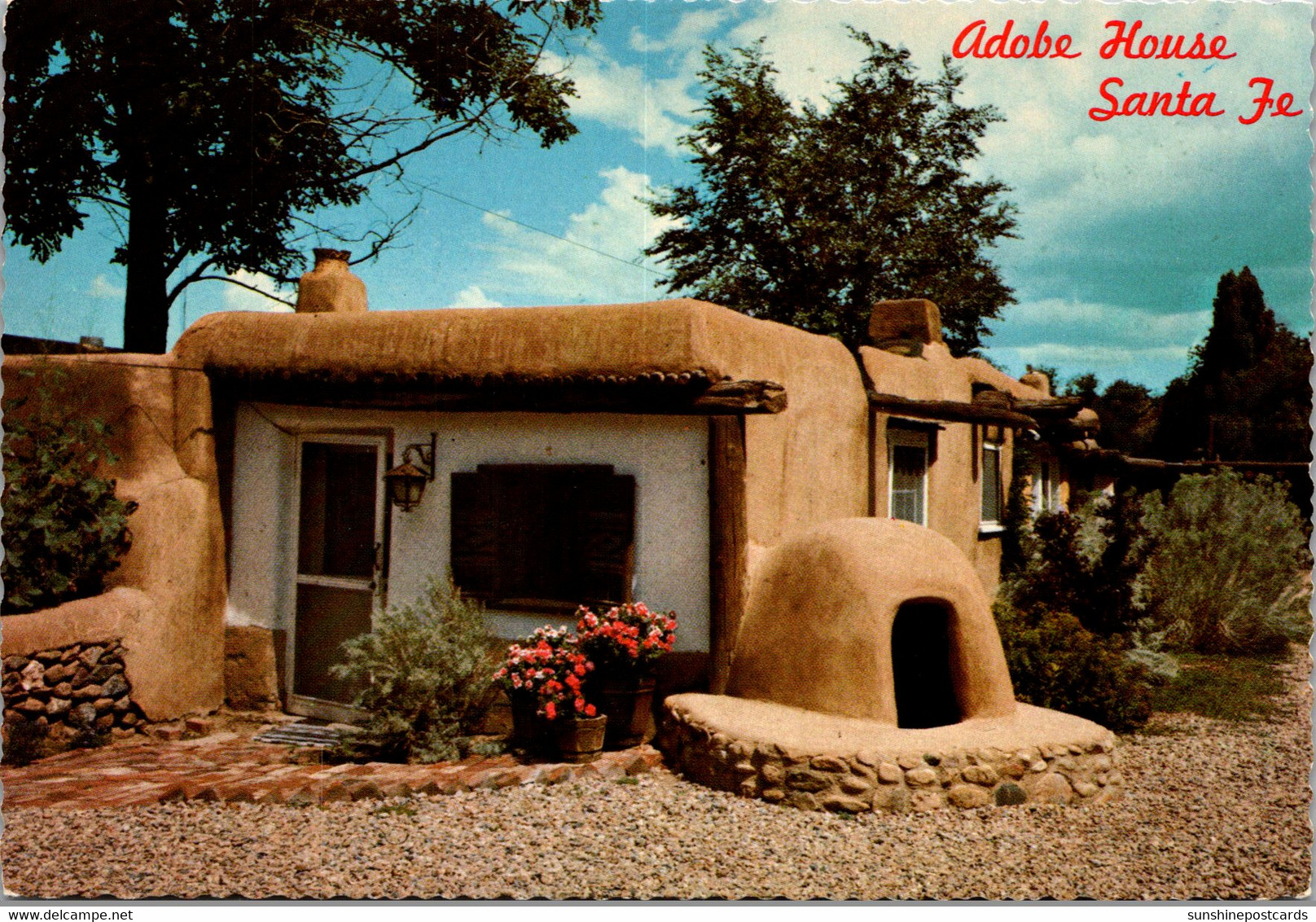 New Mexico Santa Fe Adobe House - Santa Fe