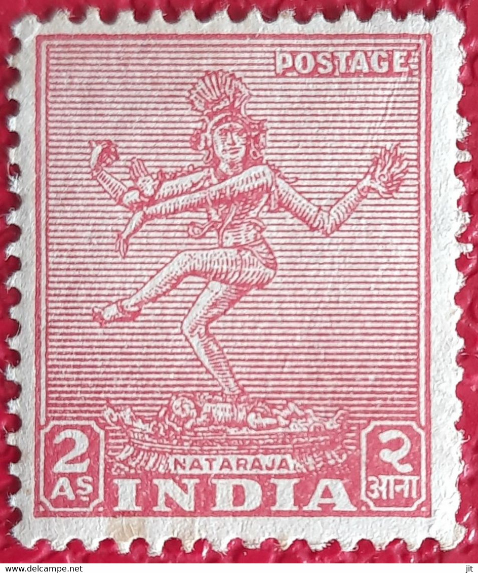 116.INDIA 1949 ARCHAEOLOGICAL SERIES 2AS STAMP NATARAJ,DANCE. MNH - Ongebruikt