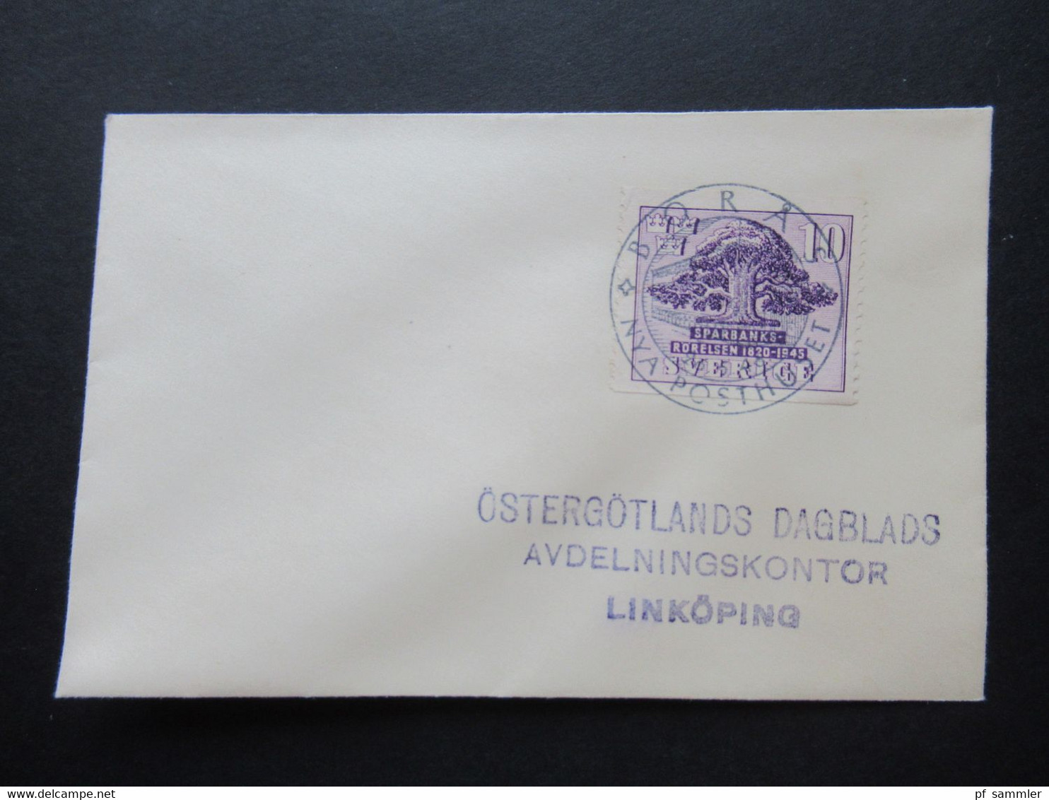 Schweden 1942 - 1955 kleine Belege mit Sonderstempel insgesamt 14 kleine Briefchen! Interessanter Posten!