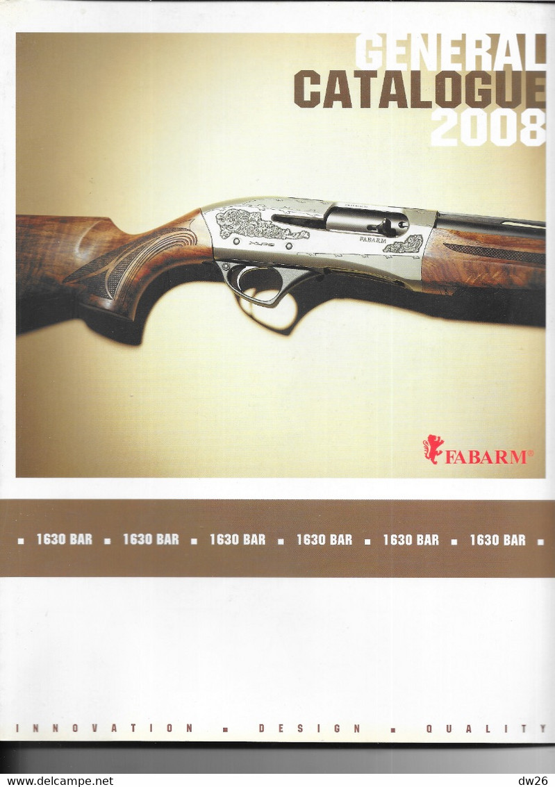 Fabarm - Catalogue Général 2003 (en Anglais) Armes De Chasse Et Ball-trap (et Accessoires) - Caccia/Pesca