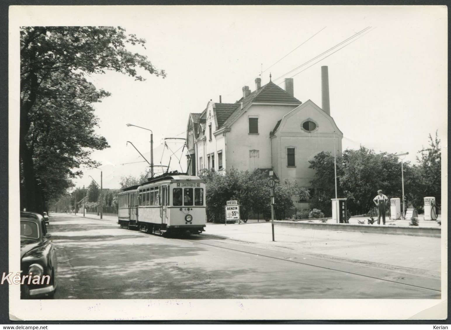 Allemagne - Allemagne J. Bazin - Tramway De Dusseldorf Direction Solingen-Ohligs - Voir 2 Scans - Duesseldorf