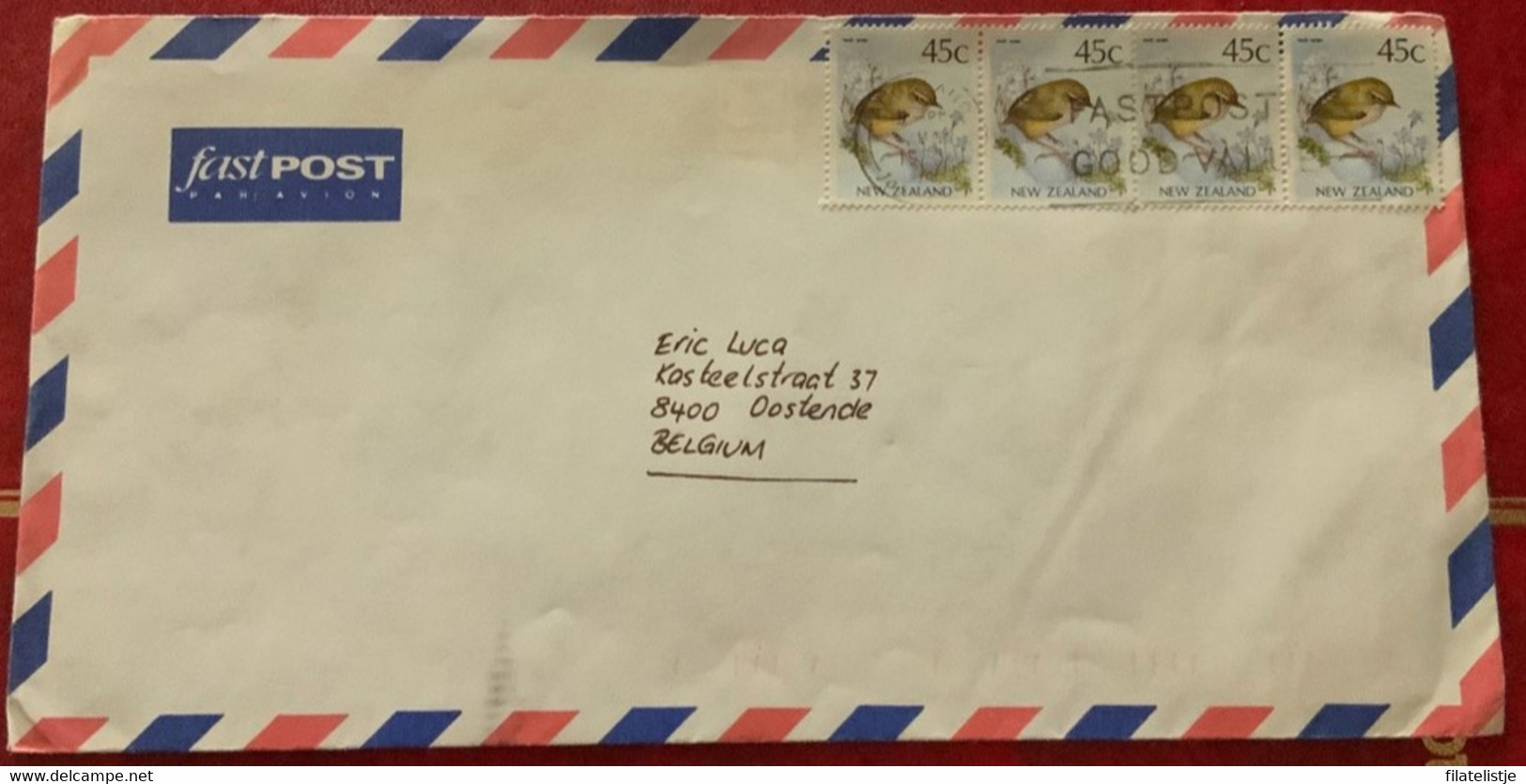 Brief Uit Nieuw Zeeland - Enteros Postales