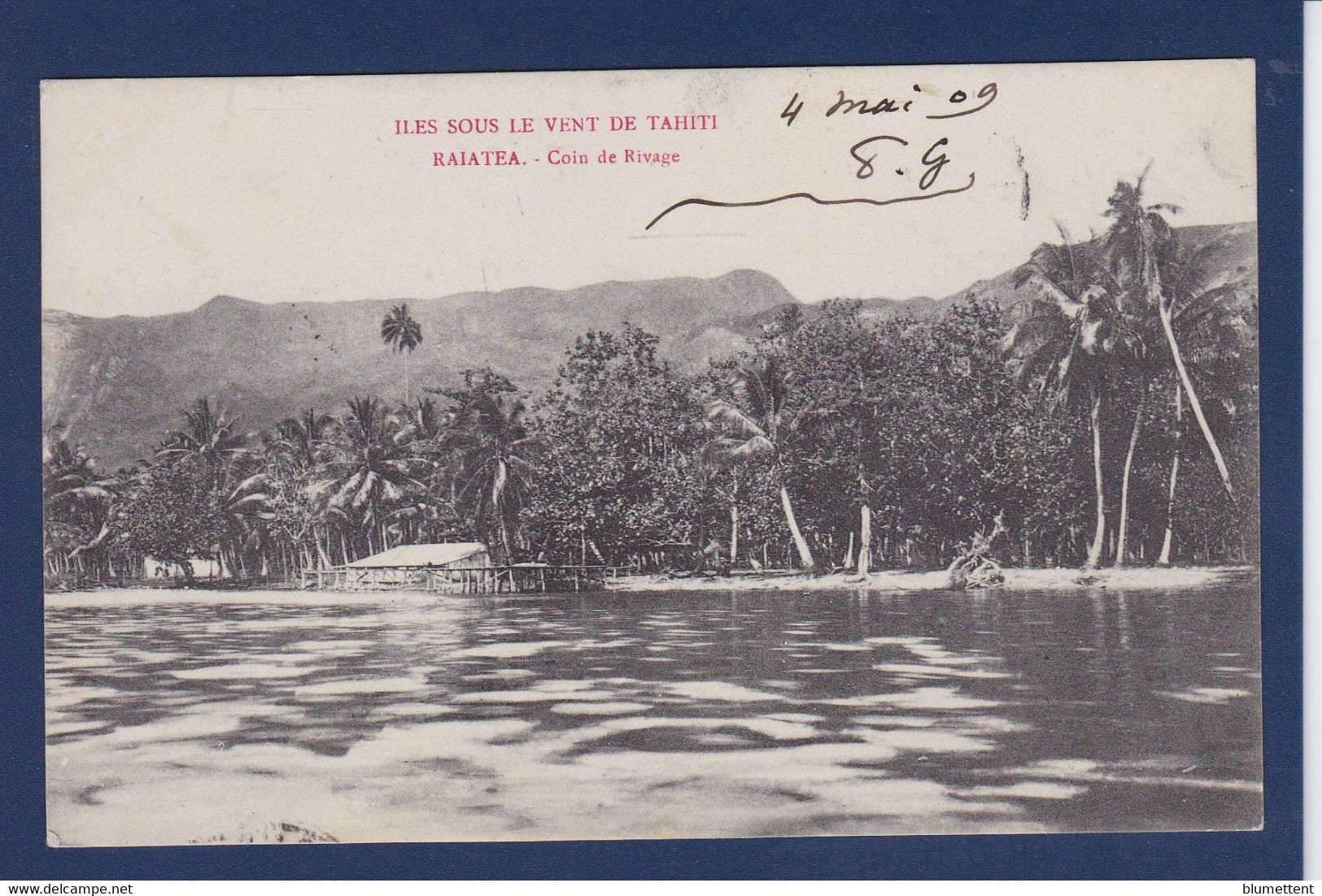 CPA Tahiti Océanie Polynésie Française Voir Dos - Tahiti