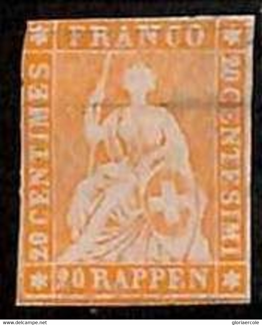 94996f - SWITZERLAND - STAMP - ZM  # 25G  Mint Hinged MH - Unused Stamps