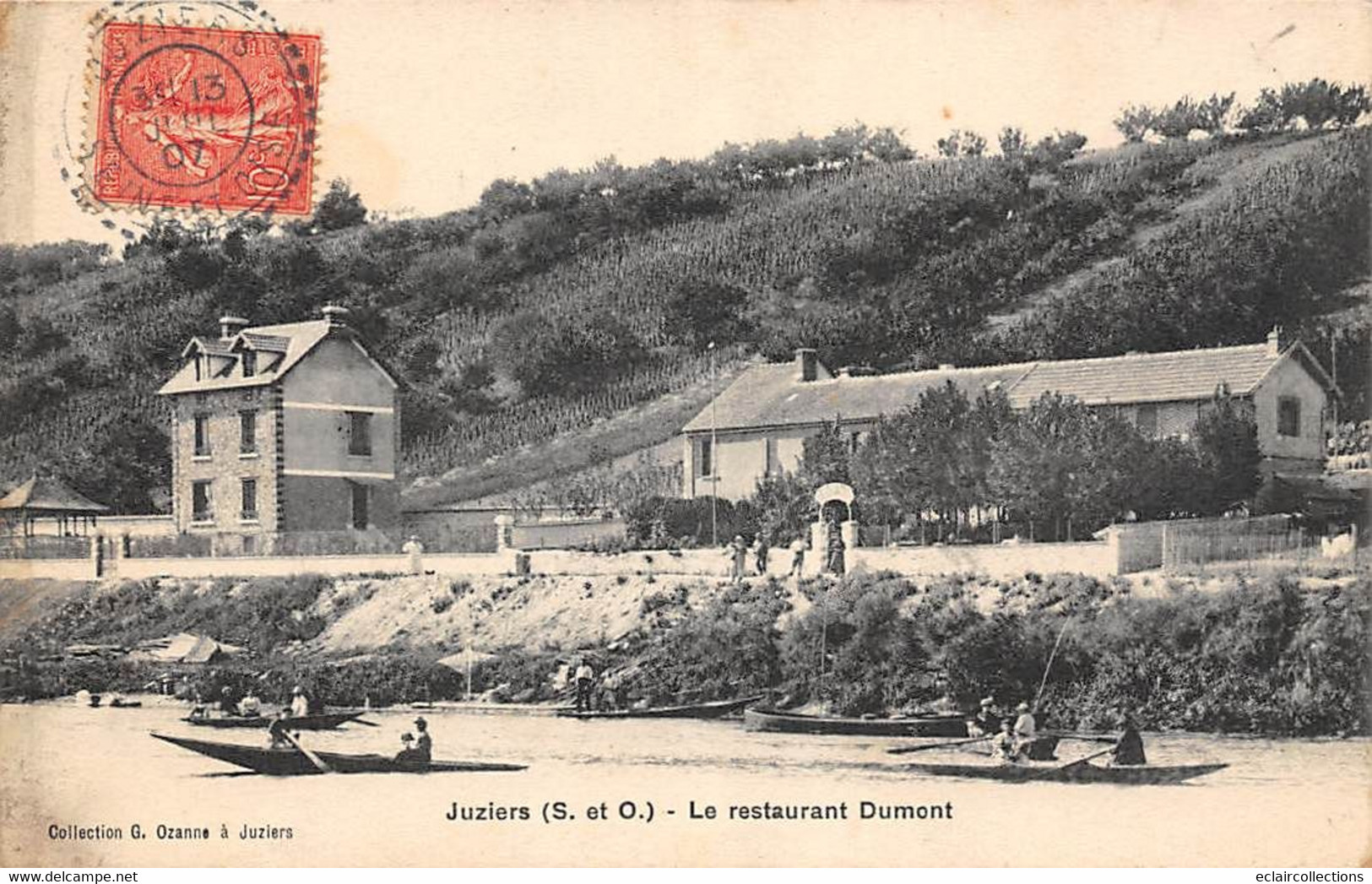 Juziers     78           Le Restaurant Dumont     (voir Scan) - Sonstige & Ohne Zuordnung