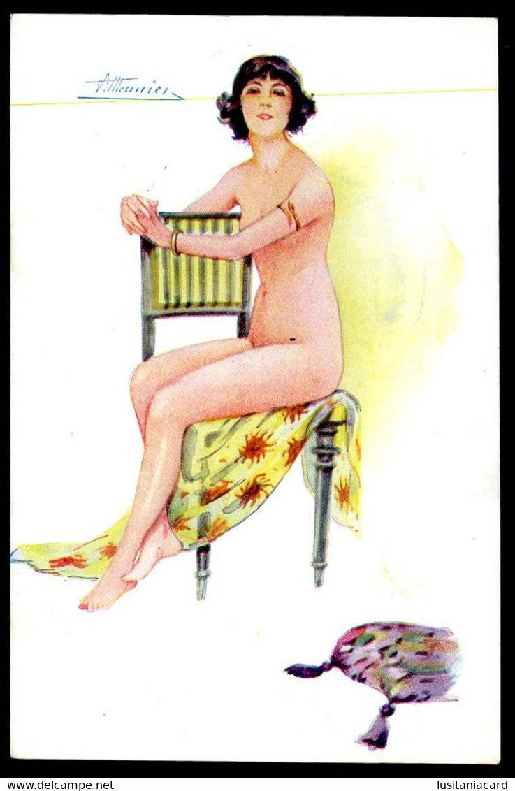 FRANCE - ILLUSTRATEURS - «Suzanne Meunier» - La Jolie Pose .(Ed. L. E.- Déposé.Paris Nº 505) Carte Postale - Meunier, S.