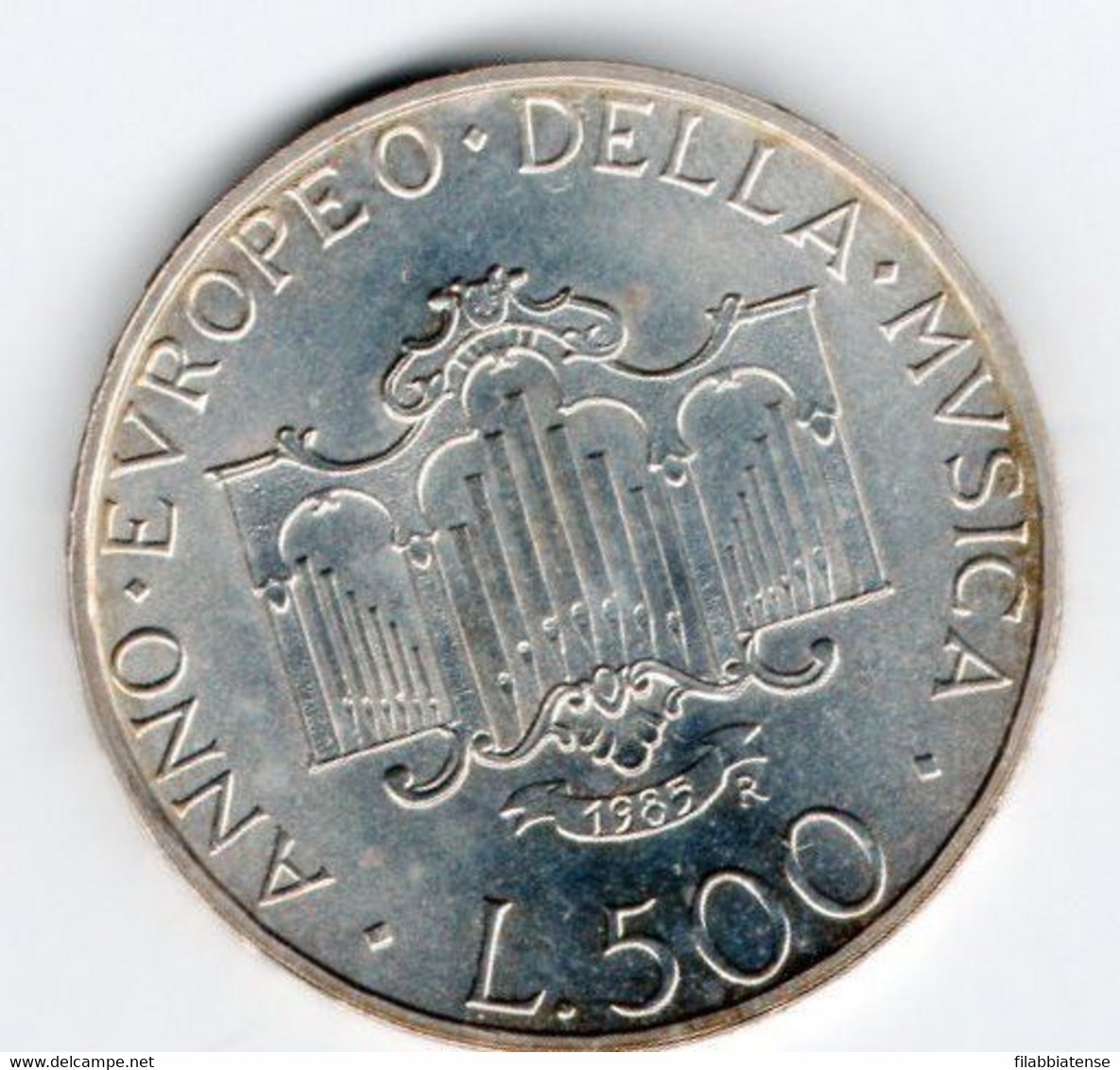 1985 - Italia 500 Lire Anno Musica - Senza Confezione     ----- - Herdenking