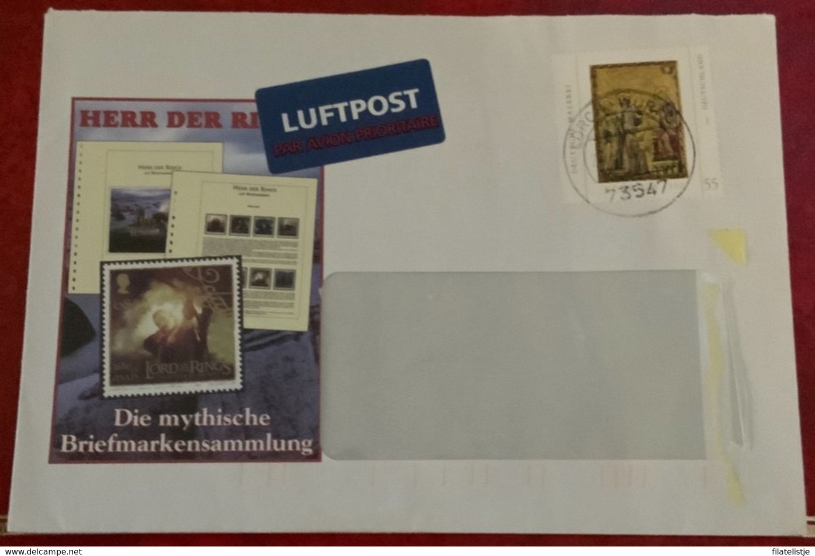 Enveloppe Uit Duitsland Lift-Ostermann - Enveloppes - Oblitérées
