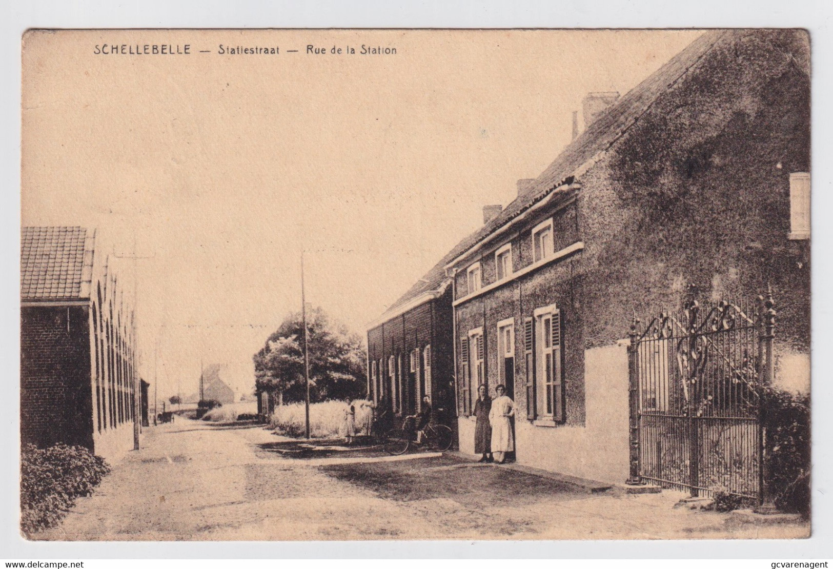 SCHELLEBELLE    STATIESTRAAT     RUE DE LA STATION - Wichelen