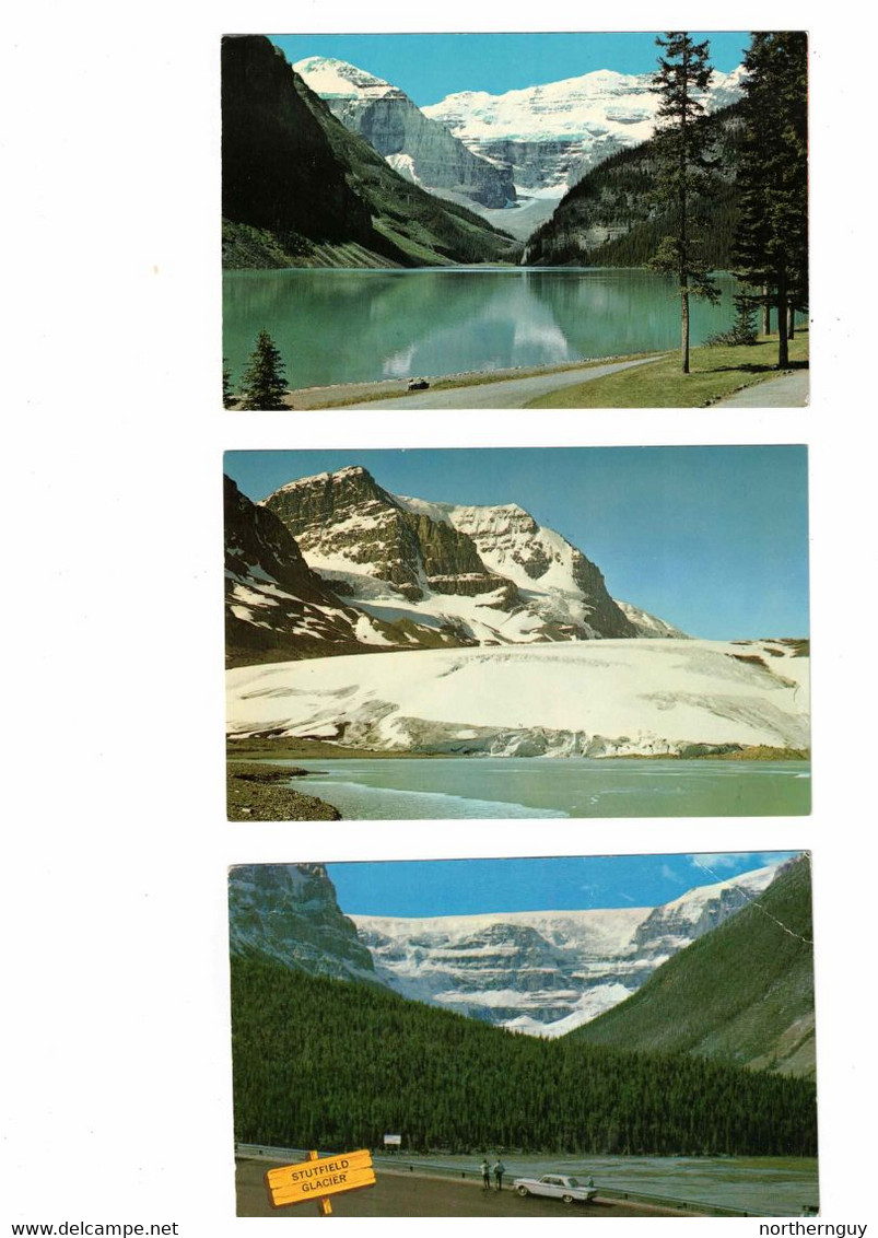 7 Different GLACIERS In  Canada,  3 Regular Chrome. 4 4X6 - Zonder Classificatie