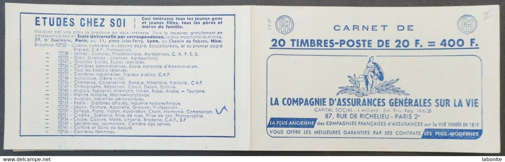 Publicité - YT Couverture Du Carnet (vide) 10111B-C38  Provins - Grammont - Grammont - Rolla - Sonstige & Ohne Zuordnung