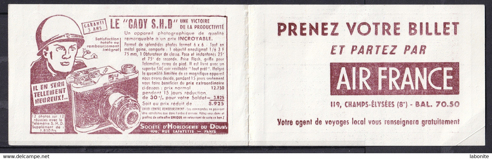 Publicité - YT Couverture Du Carnet (vide) 10111B-C38  Provins - Grammont - Grammont - Rolla - Sonstige & Ohne Zuordnung