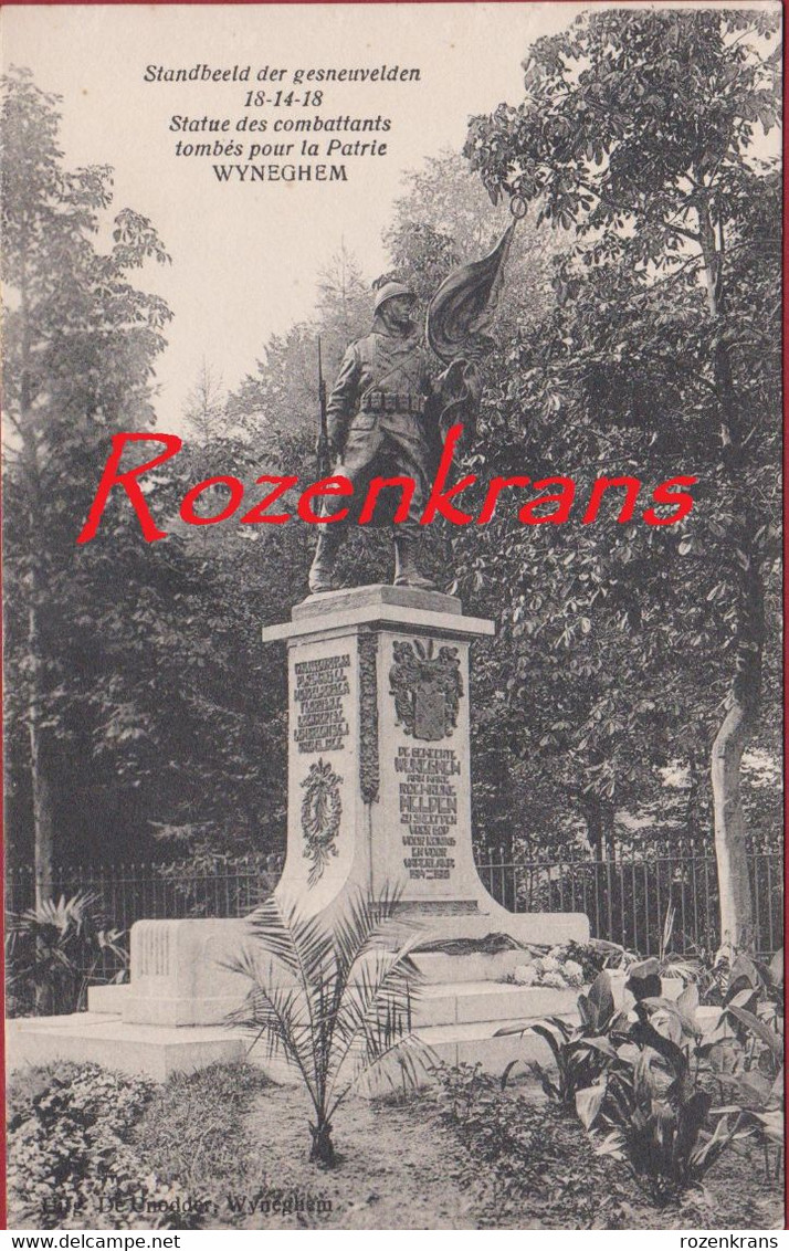 Wijnegem Wyneghem Standbeeld Der Gesneuvelden WWI WW1 World War 1 Memorial ZELDZAAM (In Zeer Goede Staat) - Wijnegem