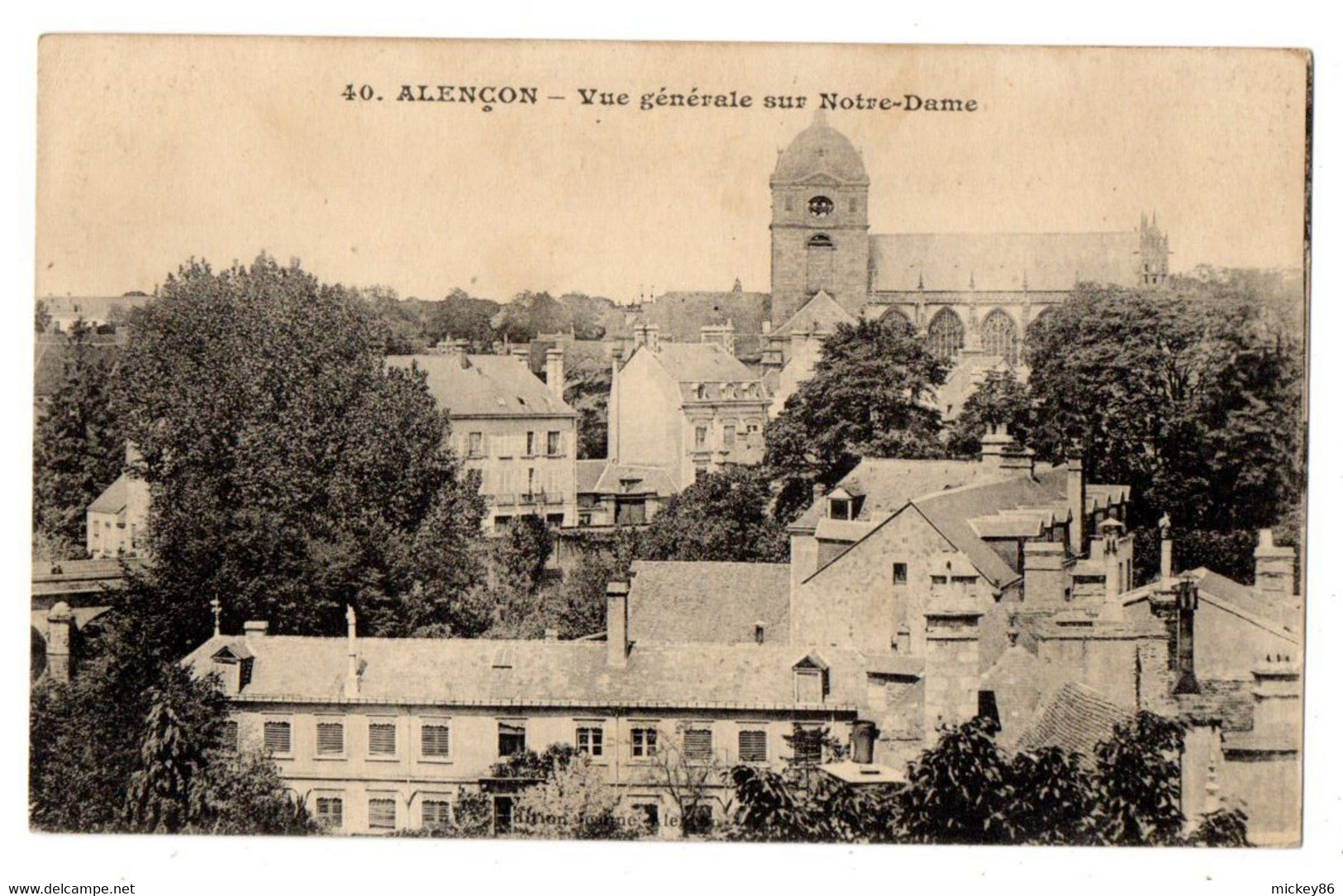 ALENCON -- Vue Générale Sur Notre-Dame................à Saisir - Alencon