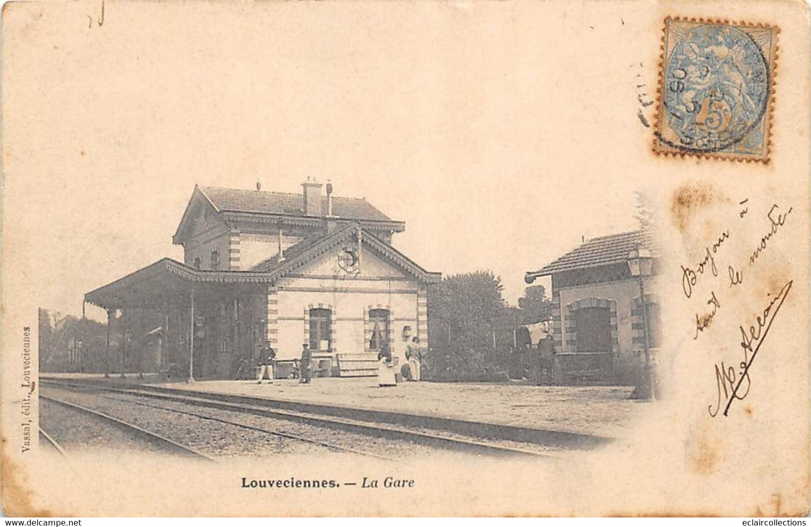 Louveciennes       78        Intérieur De La Gare            (voir Scan) - Louveciennes