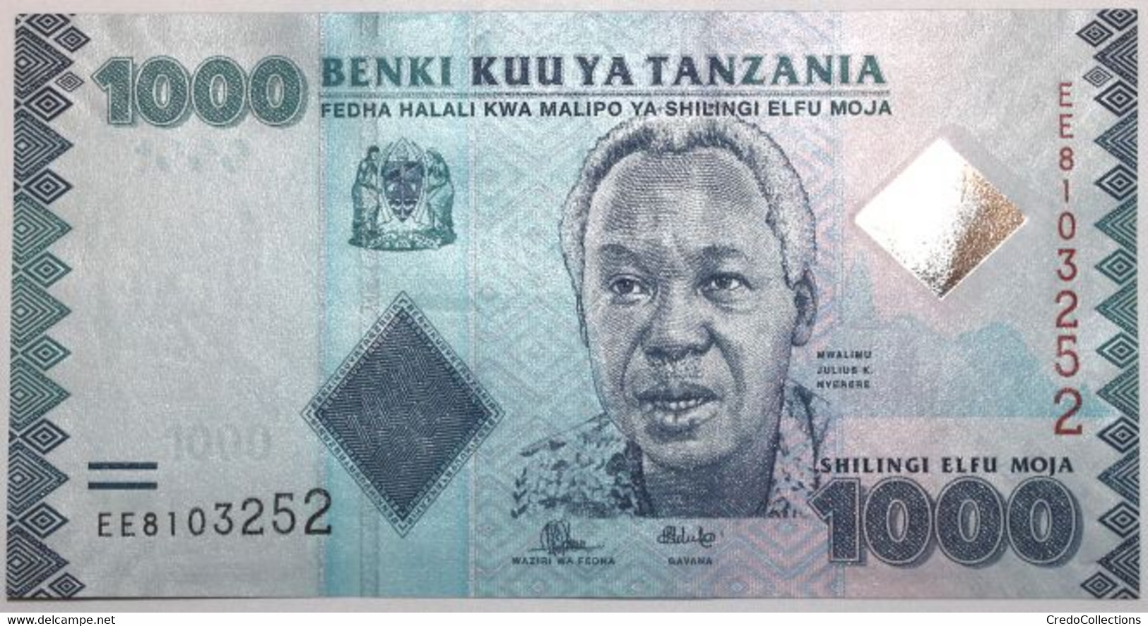 Tanzanie - 1000 Shillings - 2015 - PICK 41b - NEUF - Tanzanie