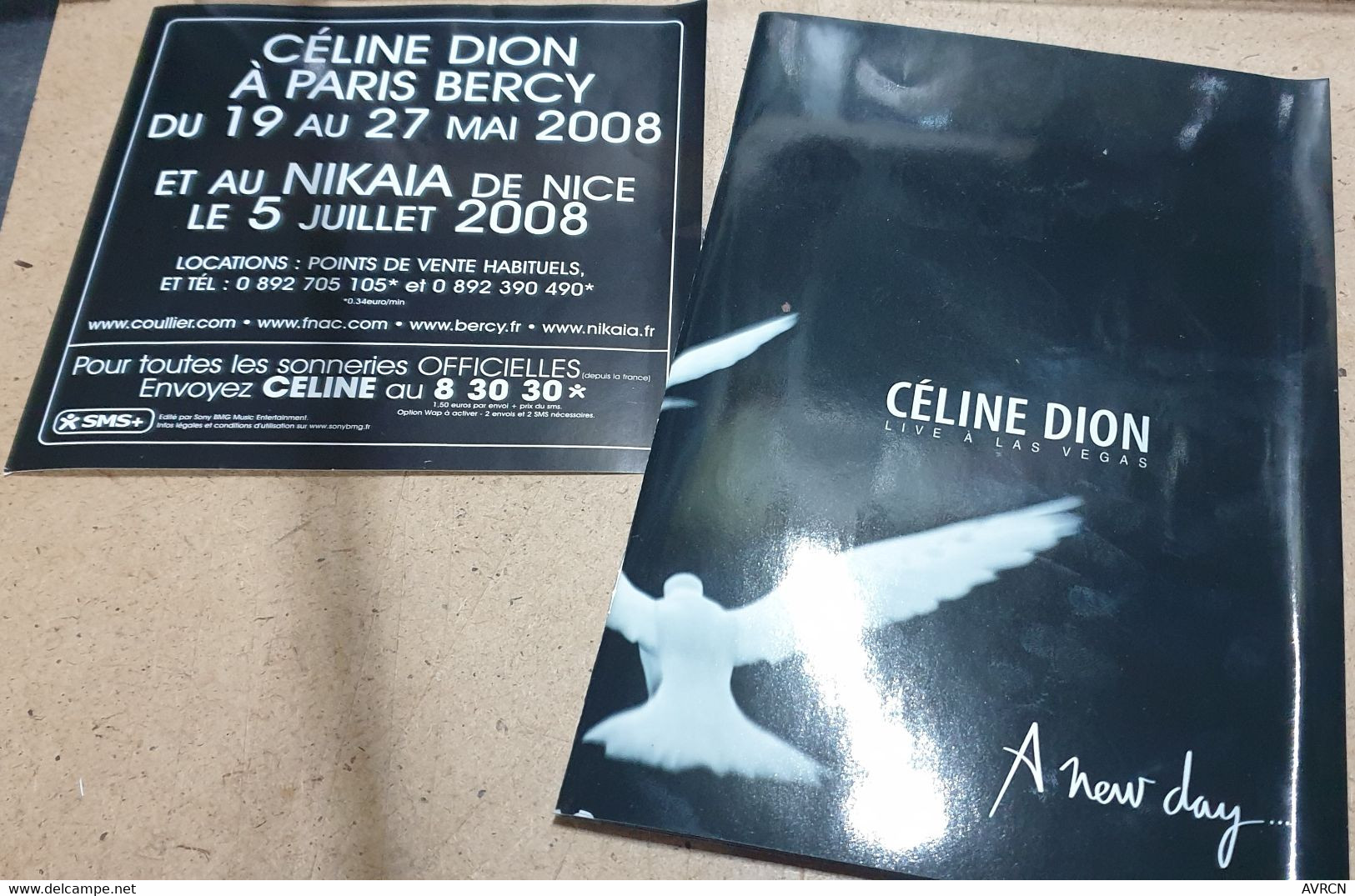 CELINE DION . LIVE A LAS VEGAS.. A NEW DAY. COFFRET COLLECTOR 2 DVD + LIVRET