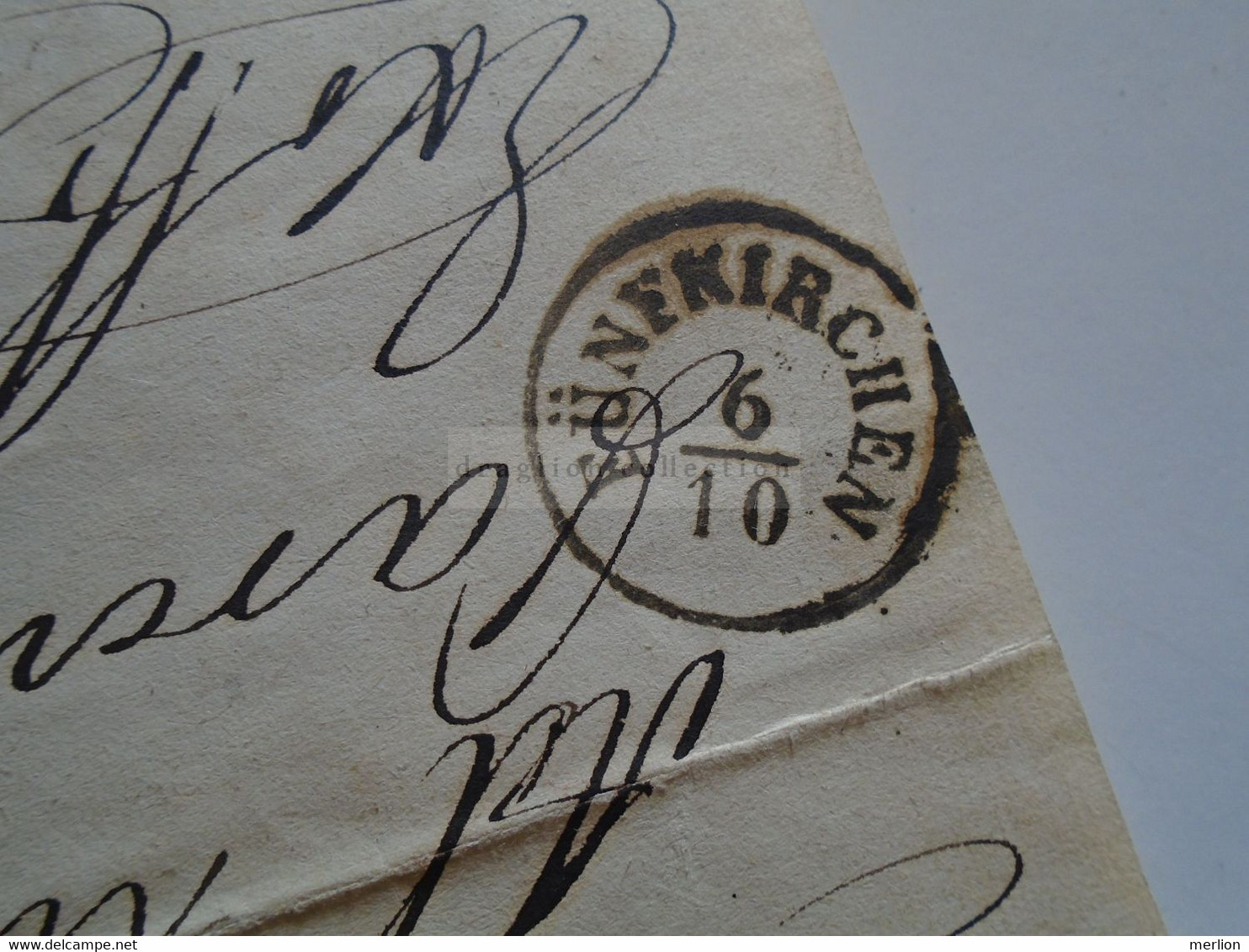 ZA342.1  Hungary Prephilately -Ex Offo  Letter 1858  Cancel Fünfkirchen (Pécs)  Magyarszék -Dombóvár - ...-1867 Préphilatélie