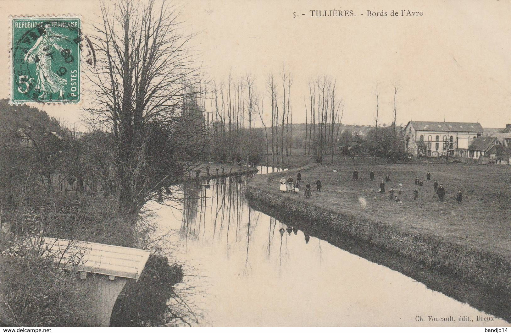 Tillieres - Bords De L'Avre - Scan Recto-verso - Tillières-sur-Avre