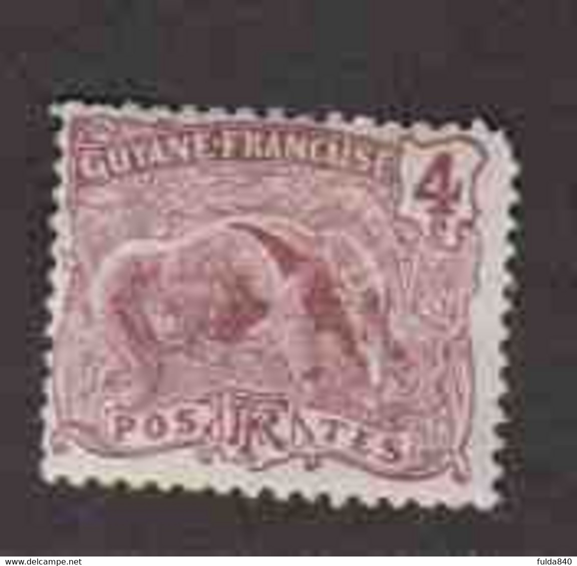 GUYANE FRANCAISE (Y&T) 1904-07 - N°51  * Fourmilier *  4c. Neuf () - Andere & Zonder Classificatie