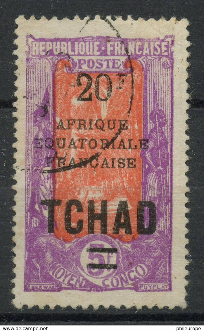 Tchad N 52 (o) Sans Point Apres F - Used Stamps