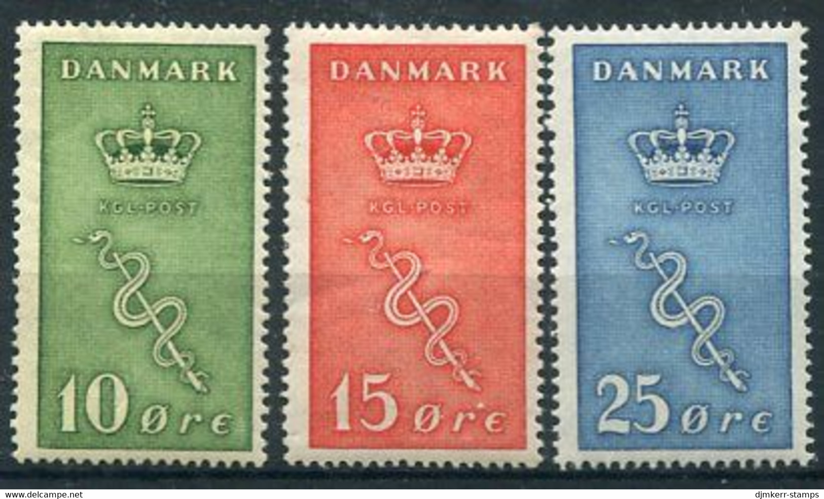 DENMARK 1929 Cancer Fund  LHM / *.  Michel 177-79 - Nuevos