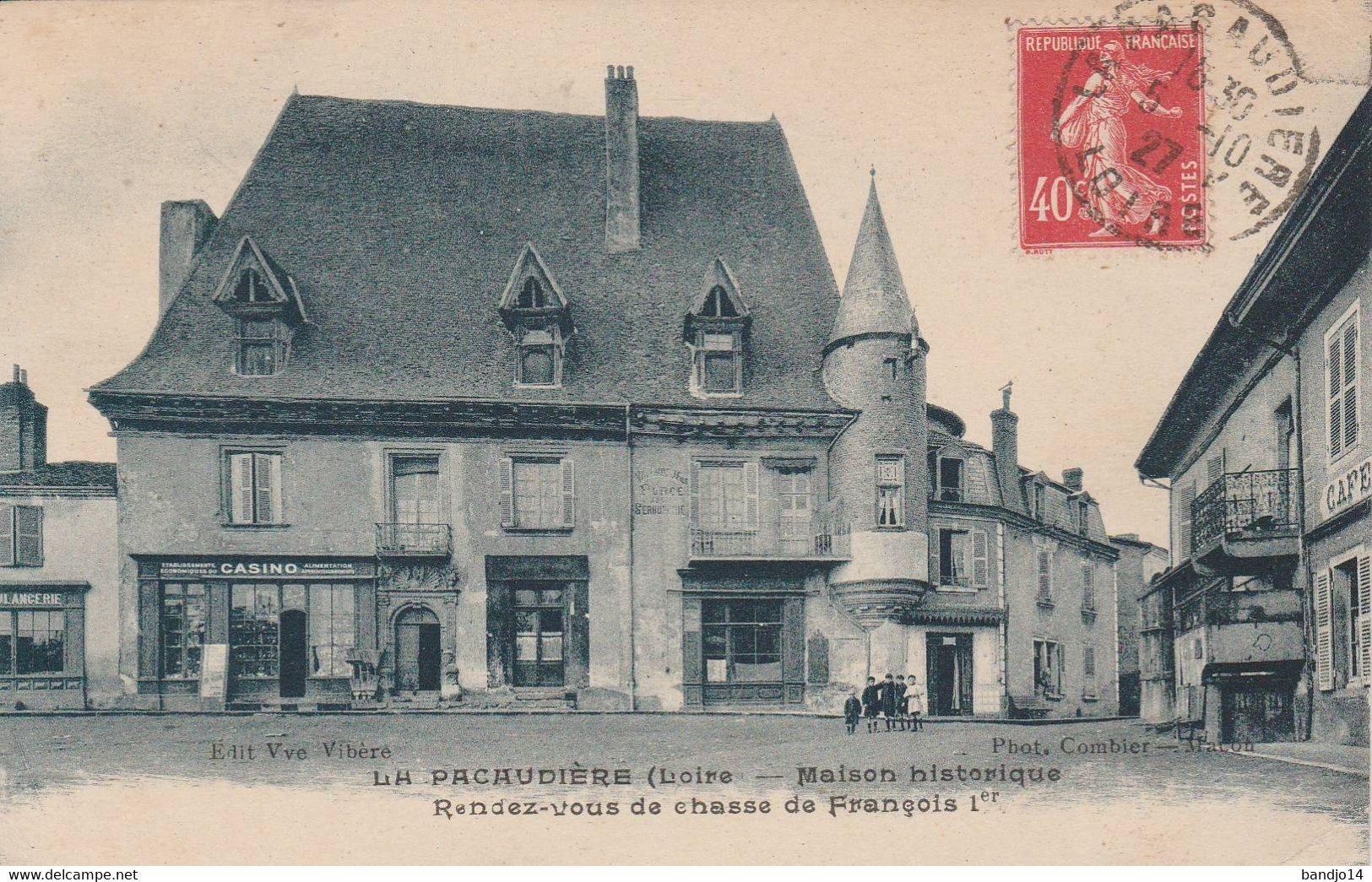 La Pacaudiere - Maison Historique- Scan Recto-verso - La Pacaudiere